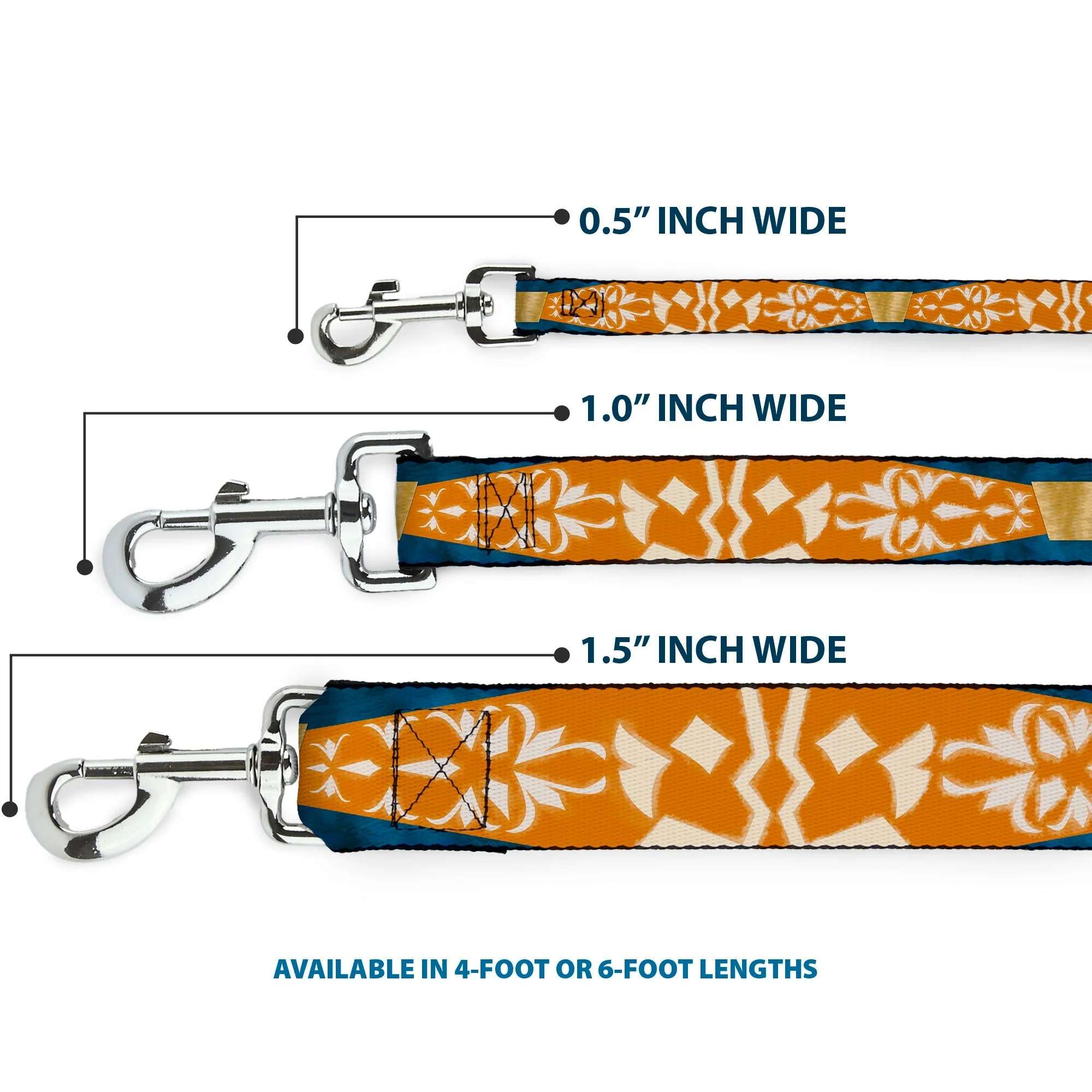 Dog Leash - Star Wars Clone Wars Ahsoka Tano Bounding Elements Blues/Orange - Image 3