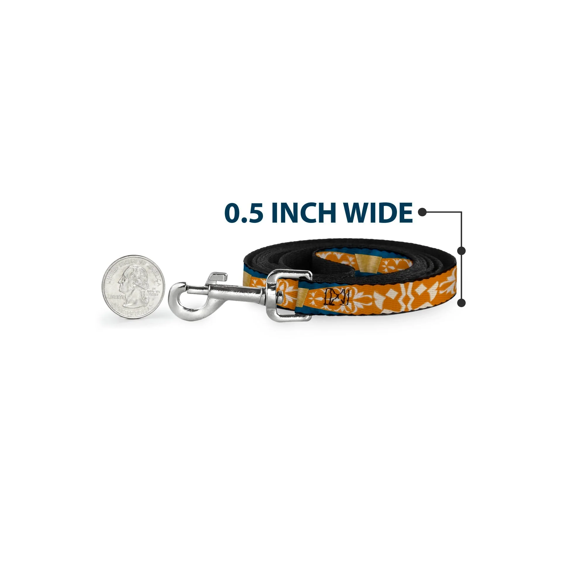 Dog Leash - Star Wars Clone Wars Ahsoka Tano Bounding Elements Blues/Orange - Image 4