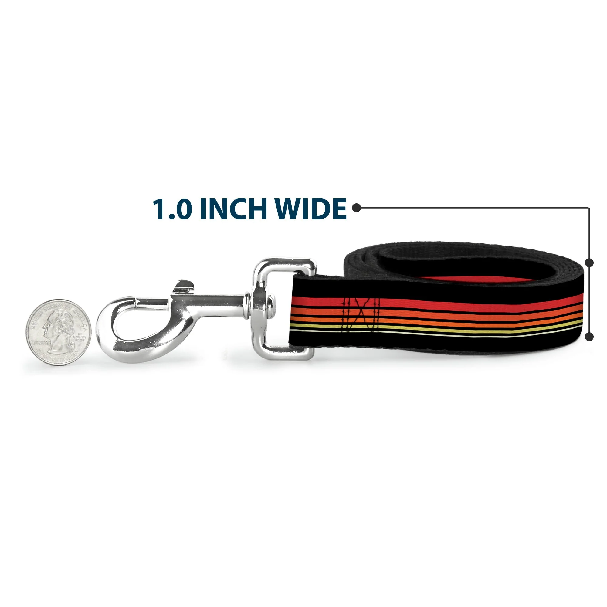 Dog Leash - Star Wars Millennium Falcon Stripe Black/Multi Color - Image 5