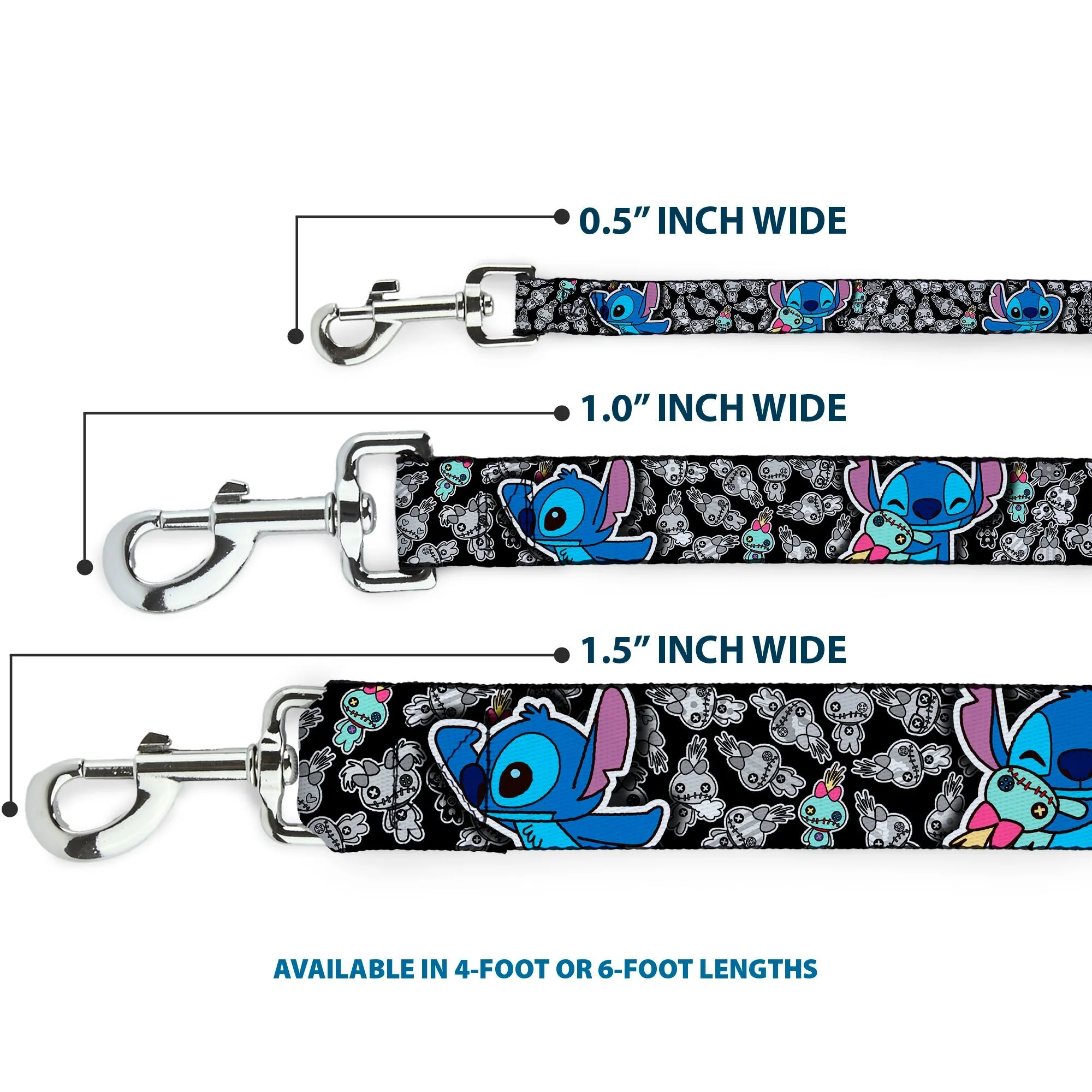 Dog Leash - Stitch Poses/Mini Scrump Scattered - Image 3