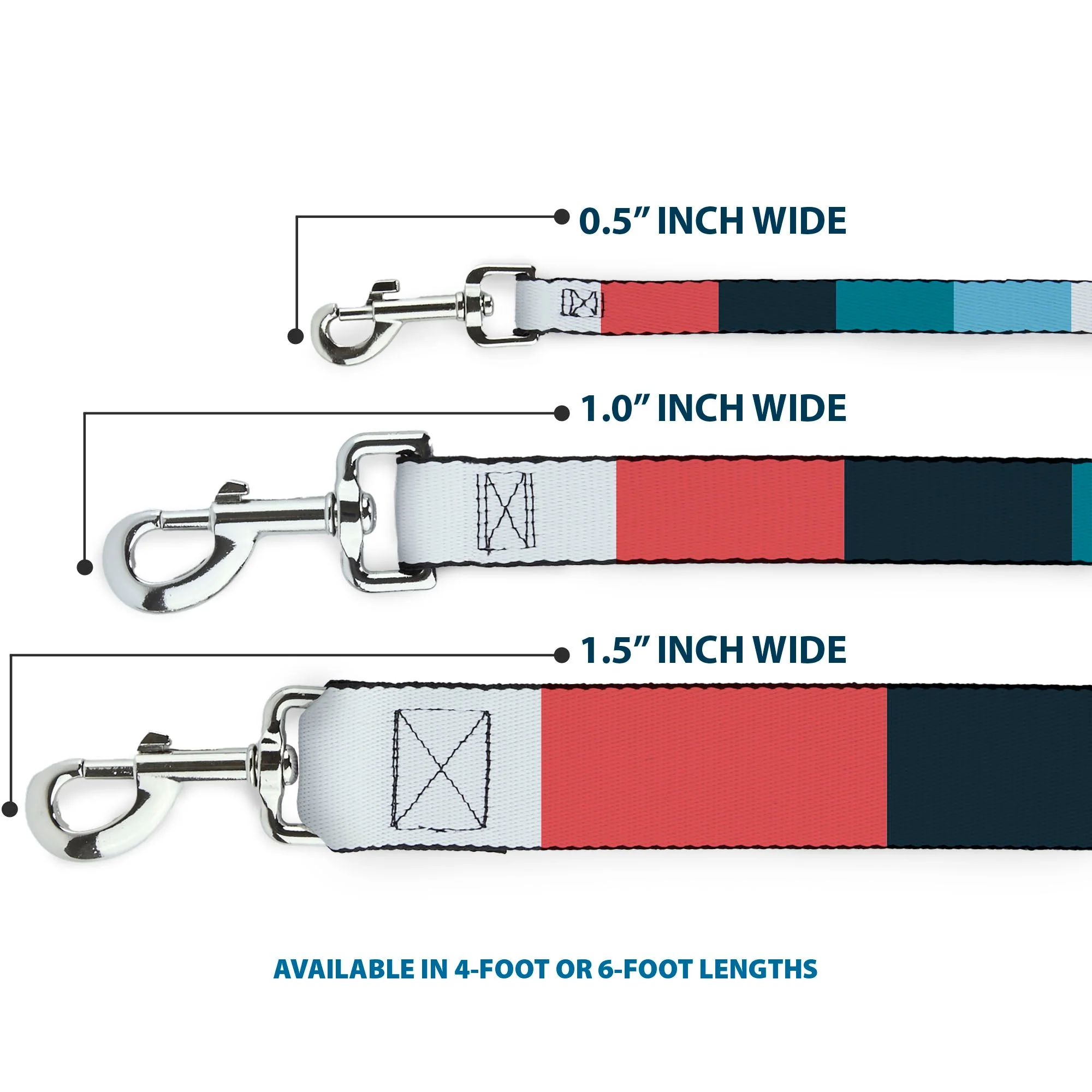 Dog Leash - Summer Essentials Color Block 4 - Image 3