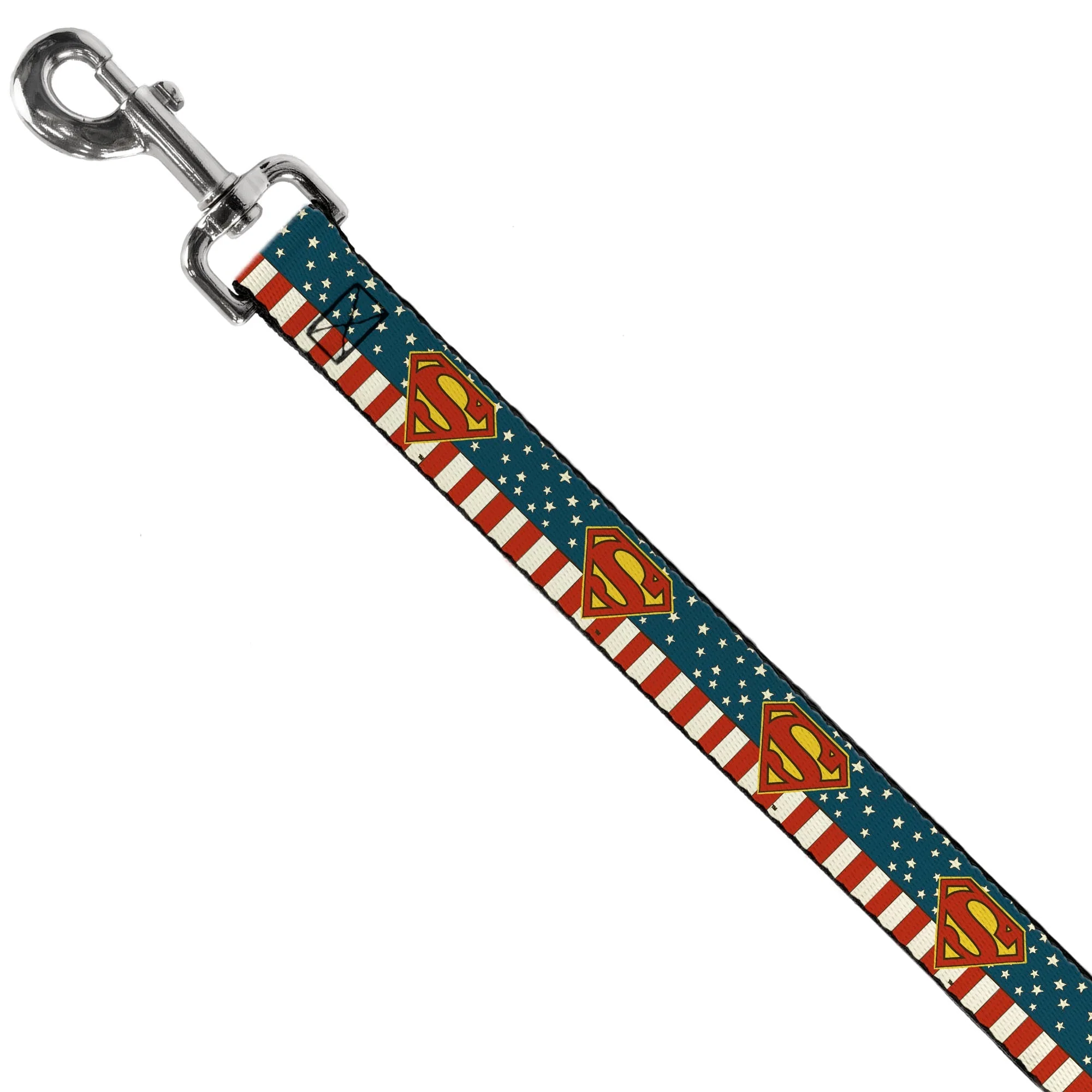 Dog Leash - Superman Shield Americana Red/White/Blue/Yellow - Image 2