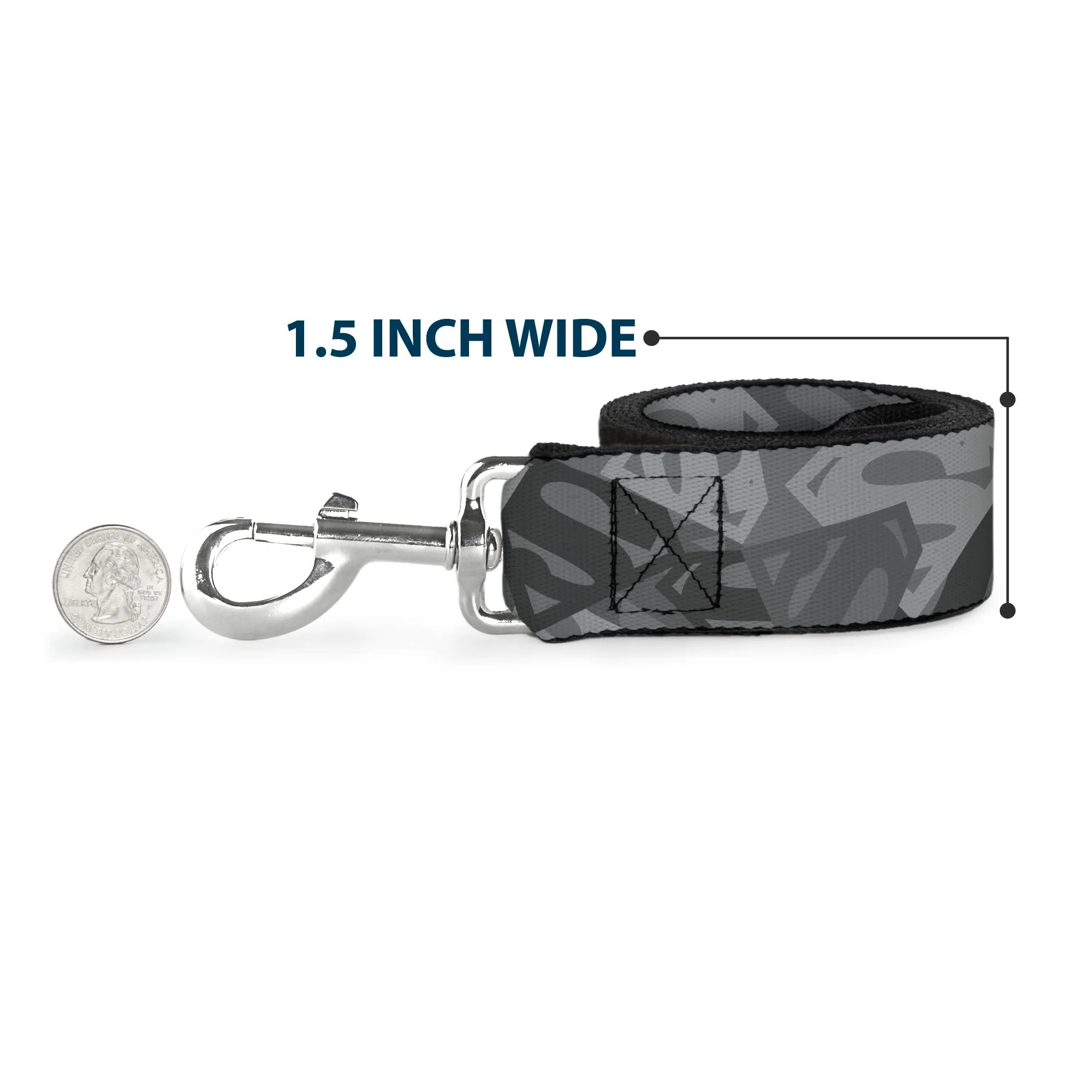 Dog Leash - Superman Shield Camouflage Grays - Image 6