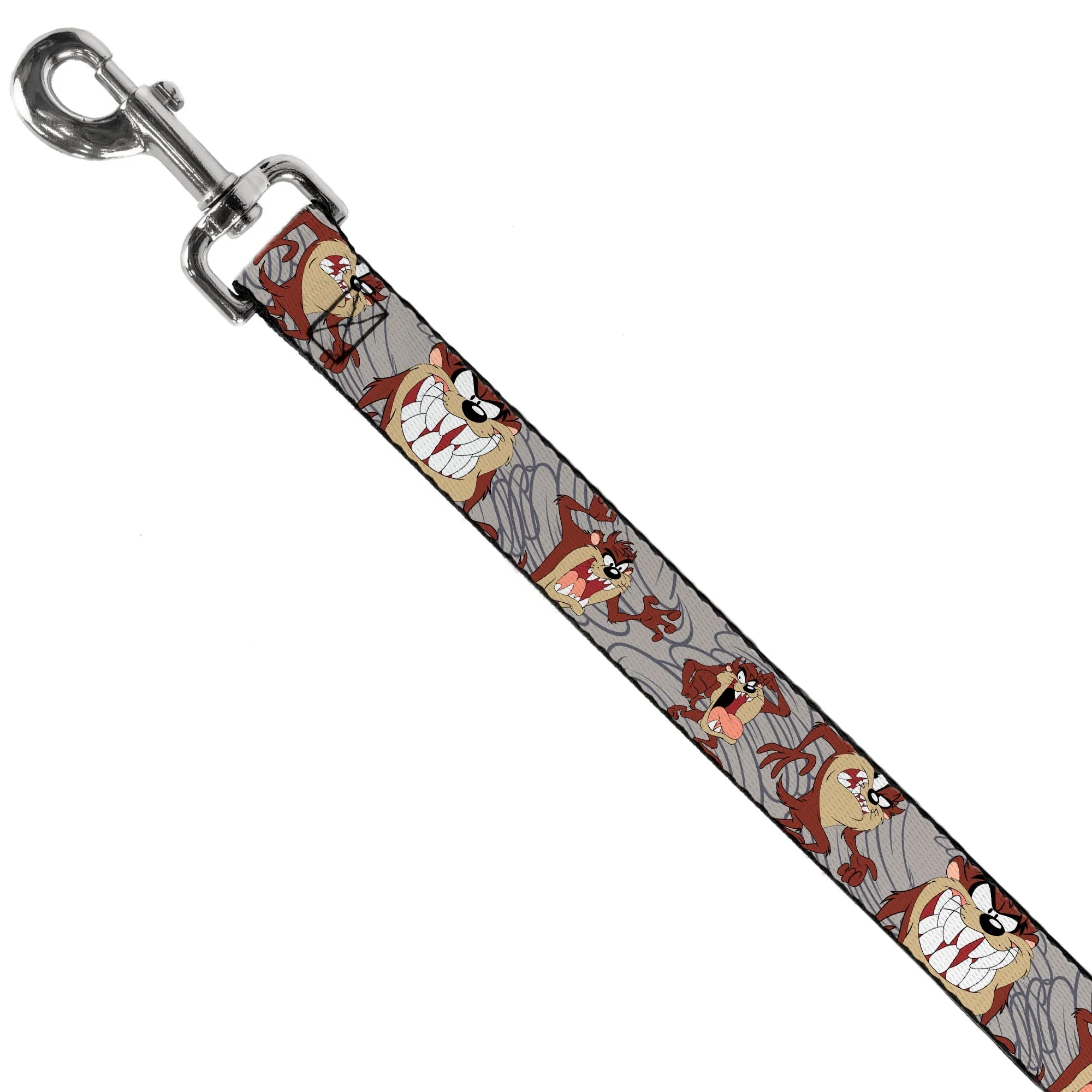 Dog Leash - Tasmanian Devil Expressions Gray Swirl - Image 2
