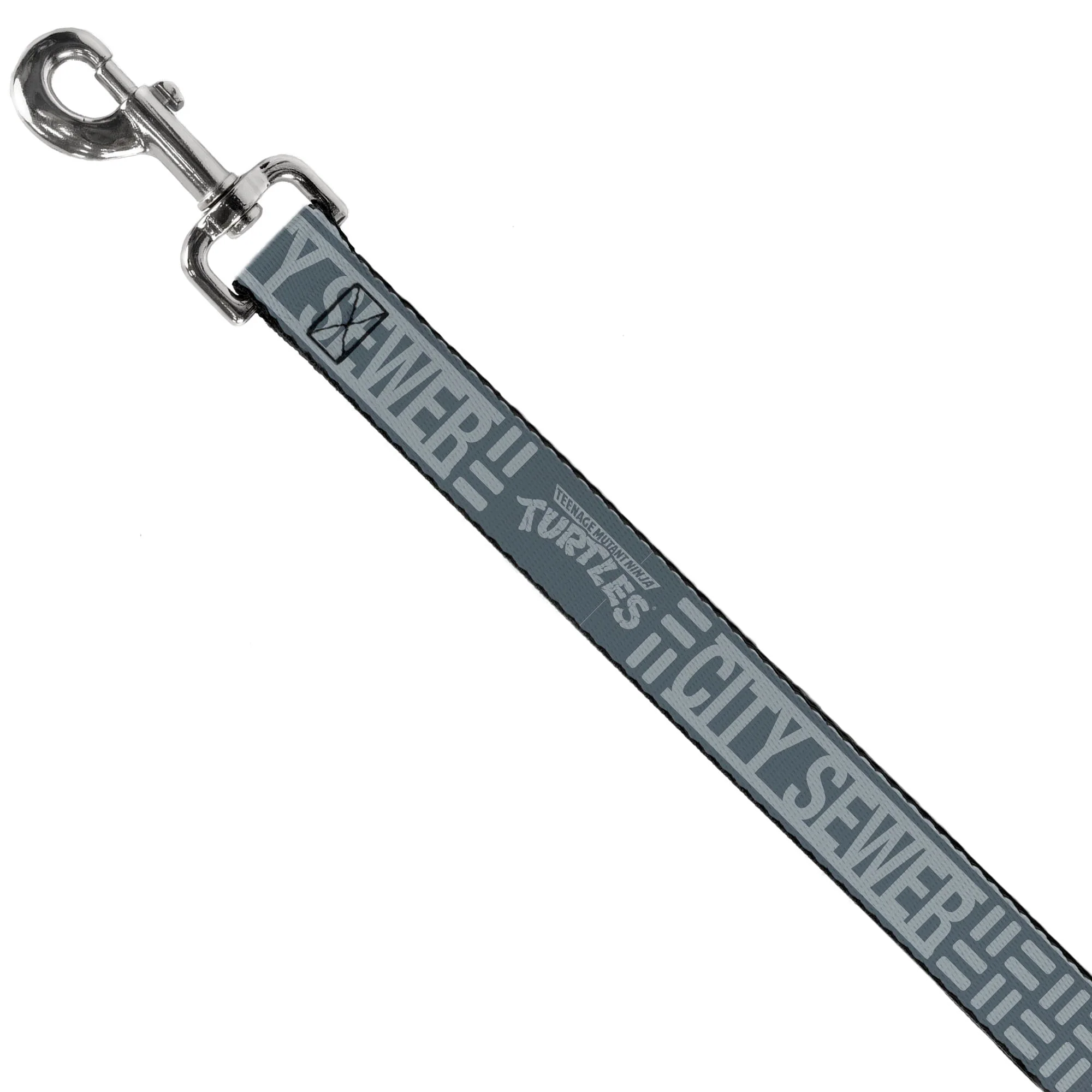 Dog Leash - TEENAGE MUTANT NINJA TURTLES CITY SEWER Title Logo Grays - Image 2