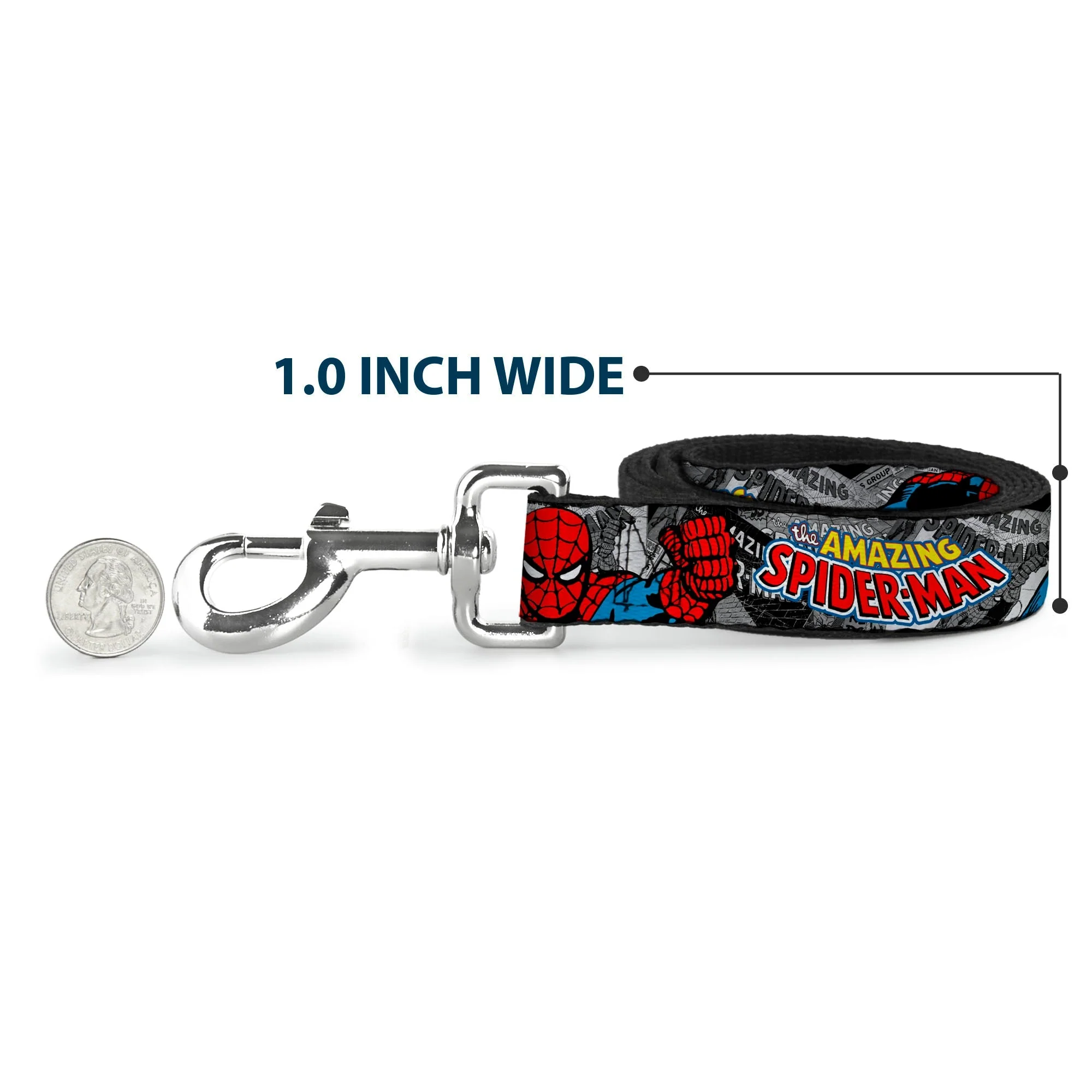 Dog Leash - THE AMAZING SPIDER-MAN Stacked Comic Books/Action Poses - Image 5