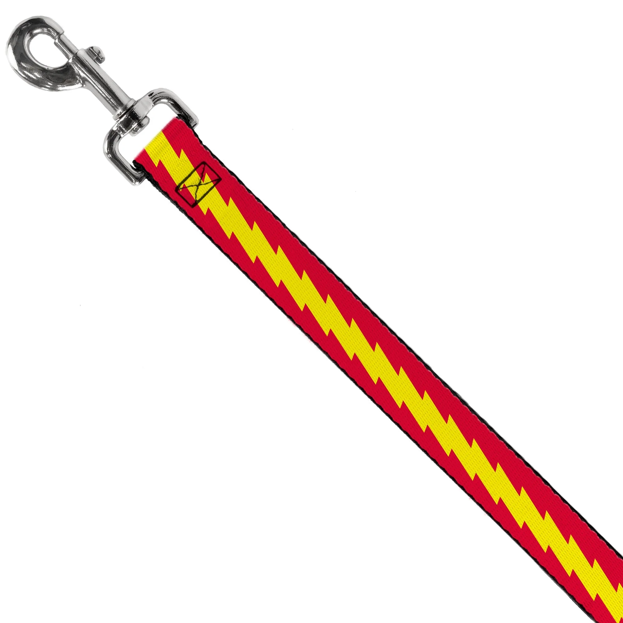 Dog Leash - The Flash Bolt Stripe Red/Yellow - Image 2