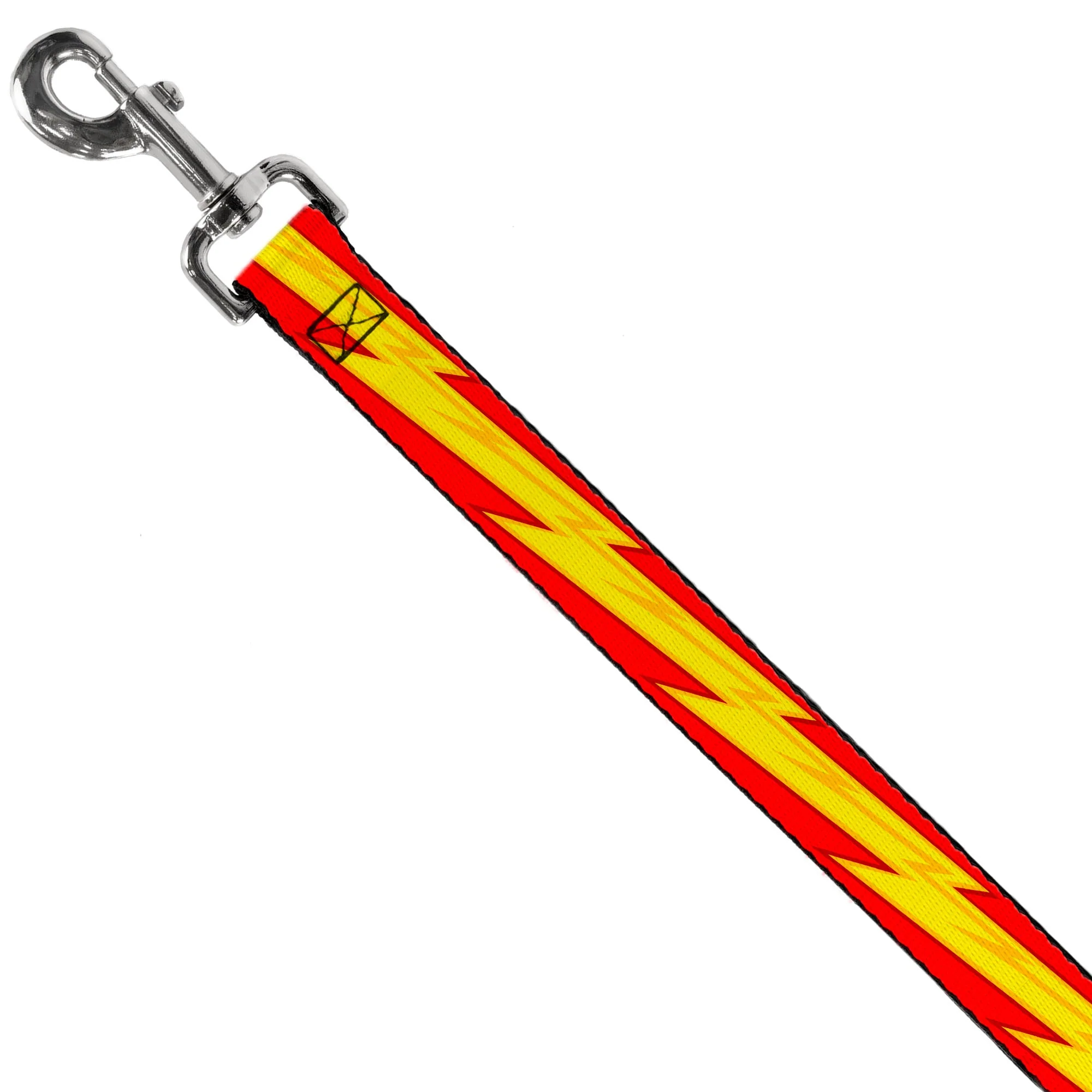 Dog Leash - The Flash Bolt Stripe Reds/Yellows - Image 2