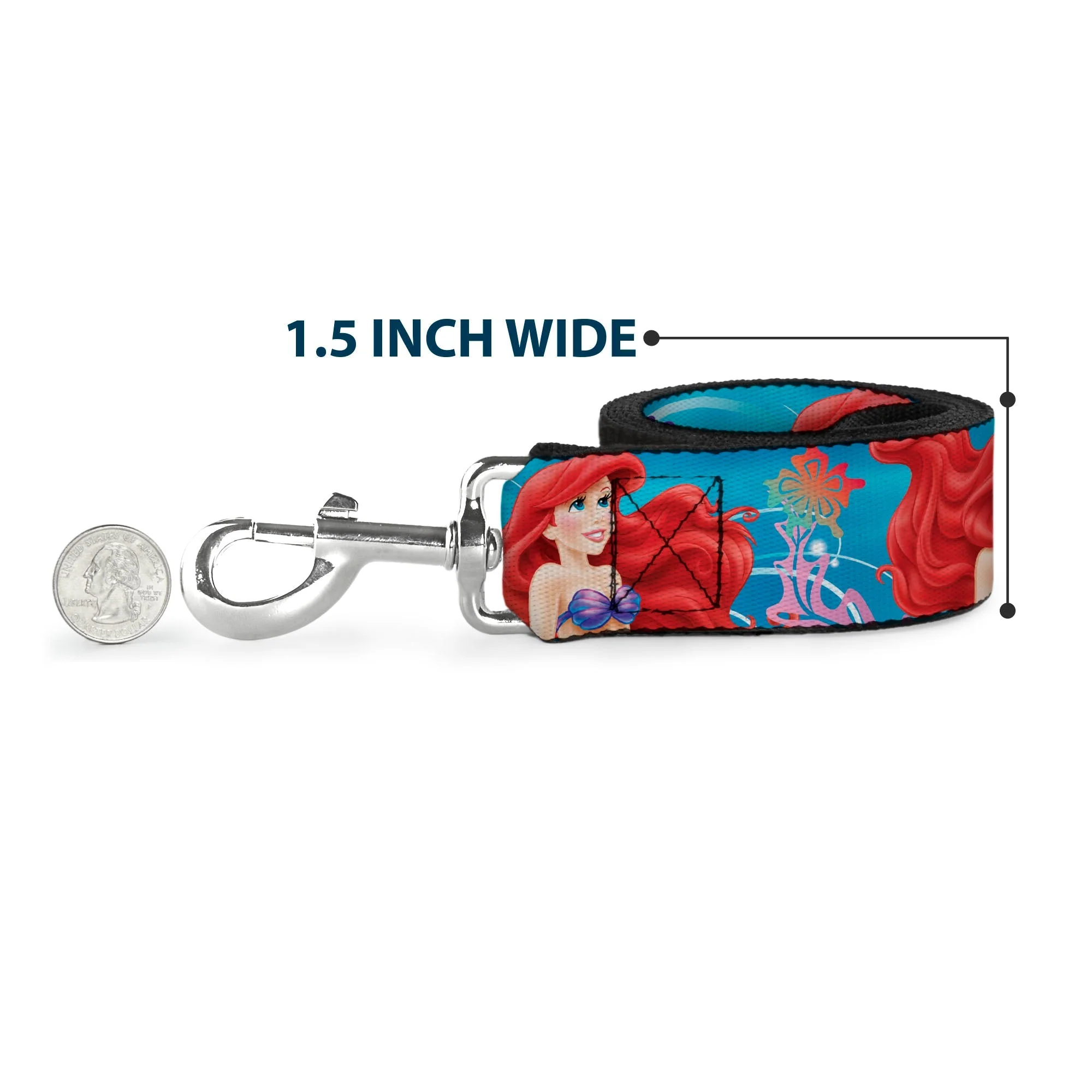 Dog Leash - Tinker Bell Poses/Sleeping Floral Collage - Image 6