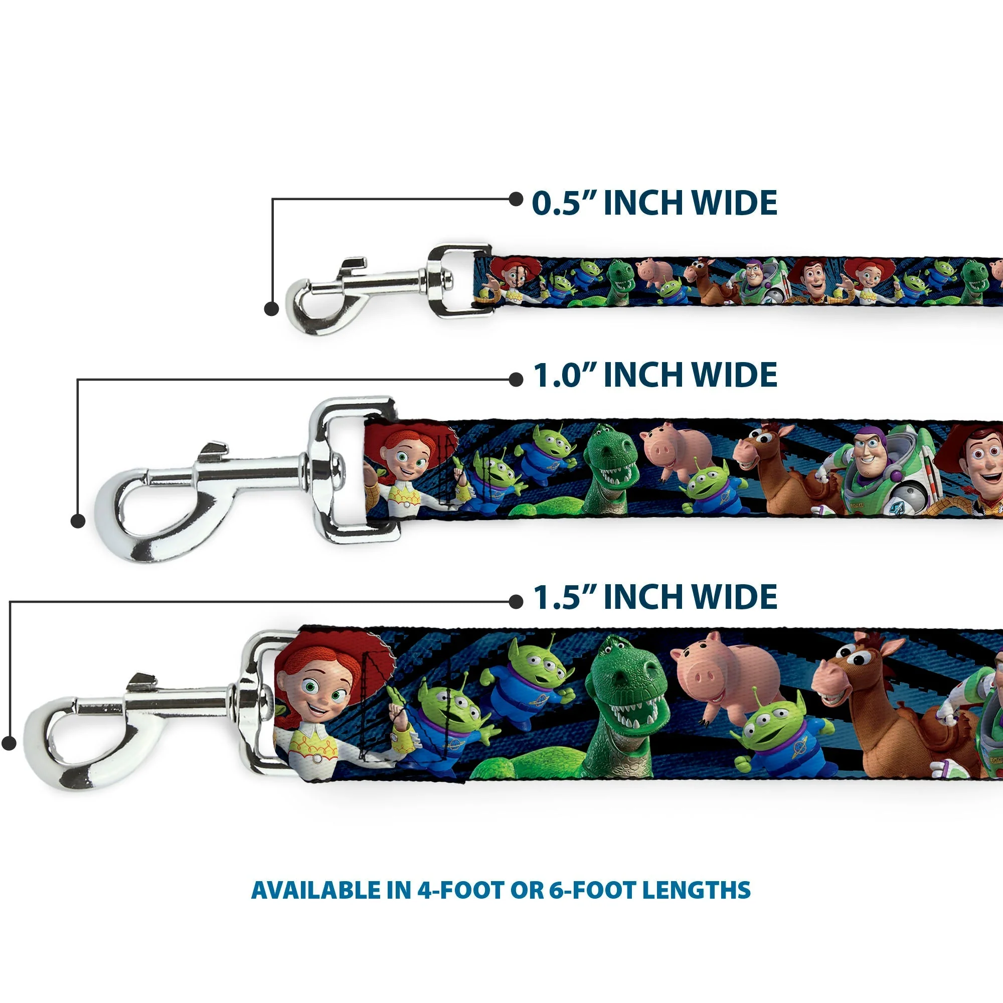 Dog Leash - Toy Story Characters Running2 Denim Rays - Image 3