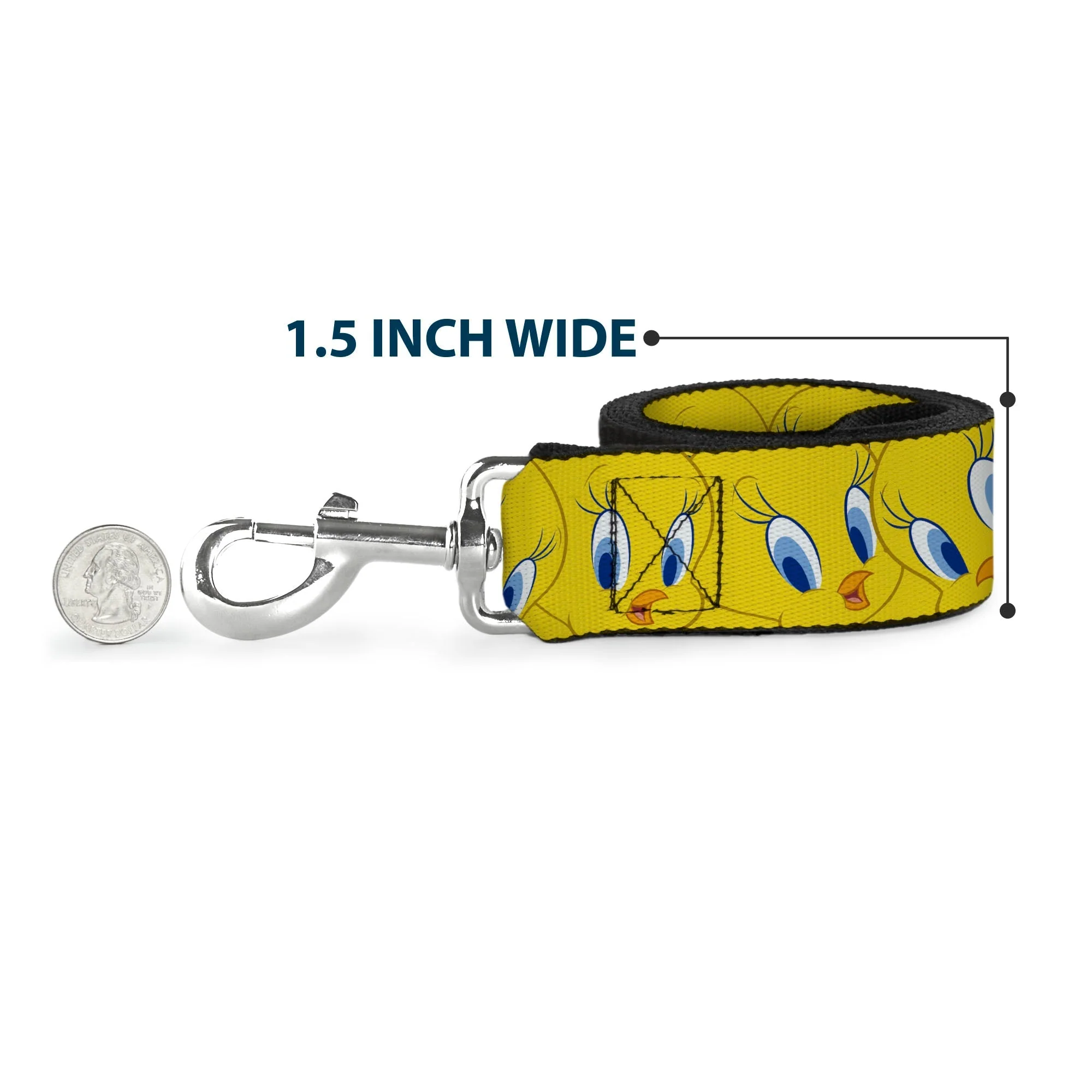 Dog Leash - Tweety Bird Expressions Yellow - Image 6
