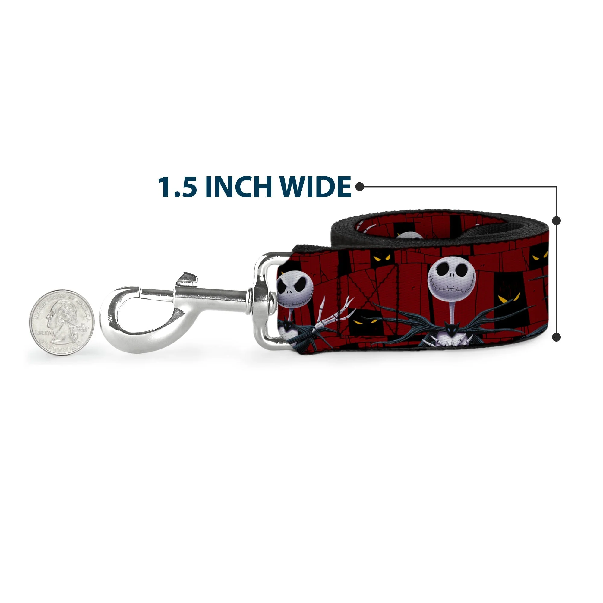 Dog Leash - WALL-E & EVE Pose/Face Hazard Blocks Gray/Yellow/Black - Image 6