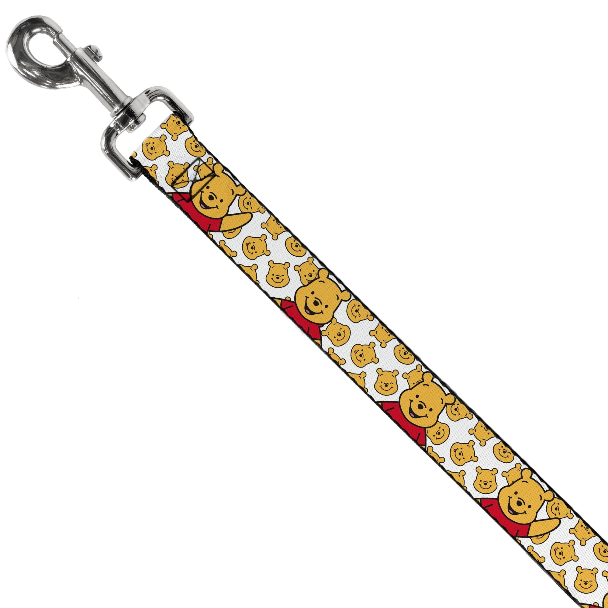 Dog Leash - Winnie the Pooh Chibi Pose and Expressions Scattered White - Image 2