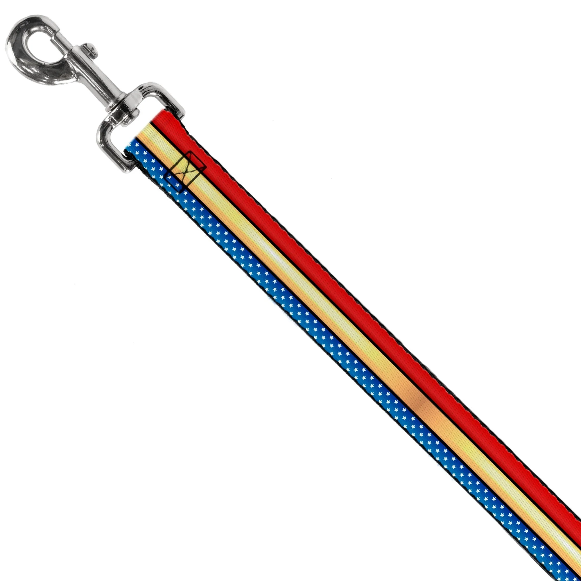 Dog Leash - Wonder Woman Stripe/Stars Red/Gold/Blue/White - Image 2