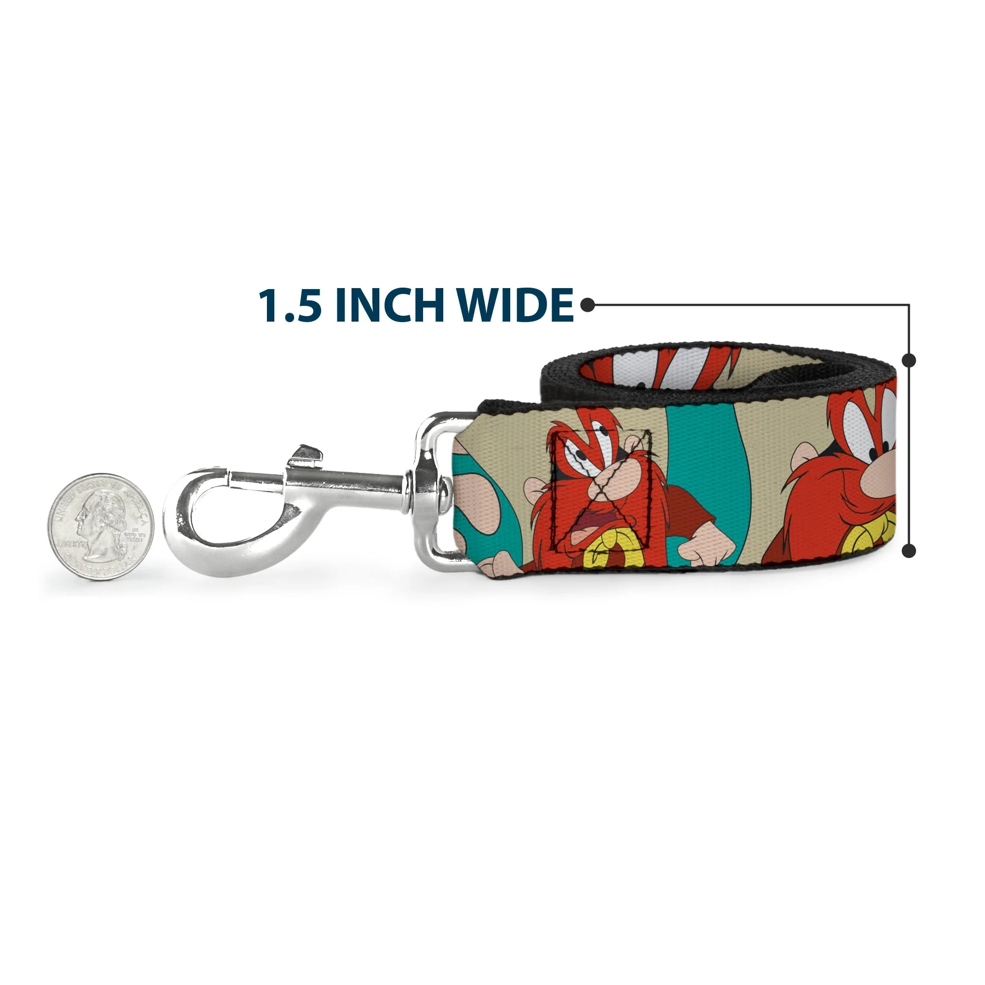 Dog Leash - Yosemite Sam Poses Turquoise - Image 6