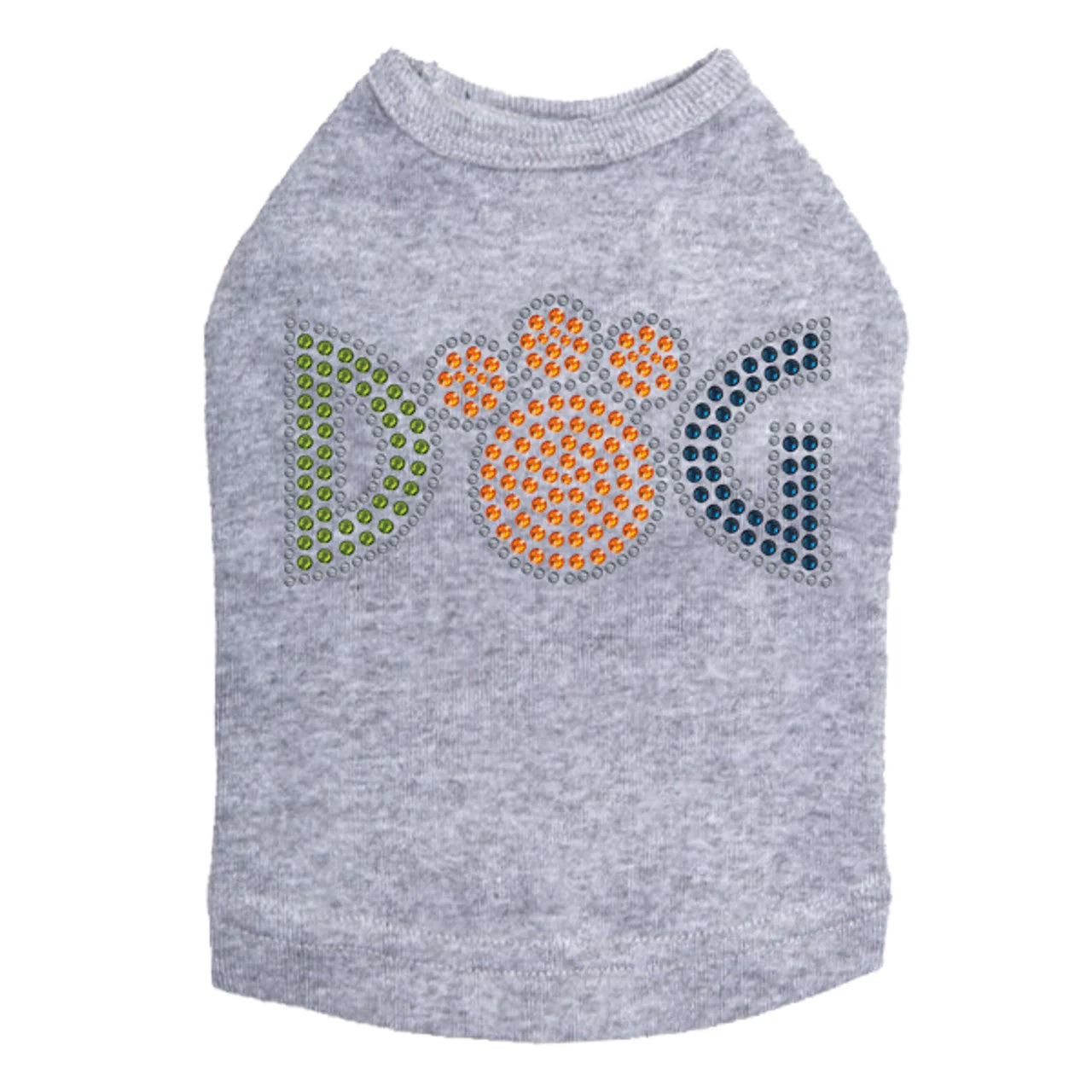 Dog (Rhinestones) - Dog Tank - Image 10