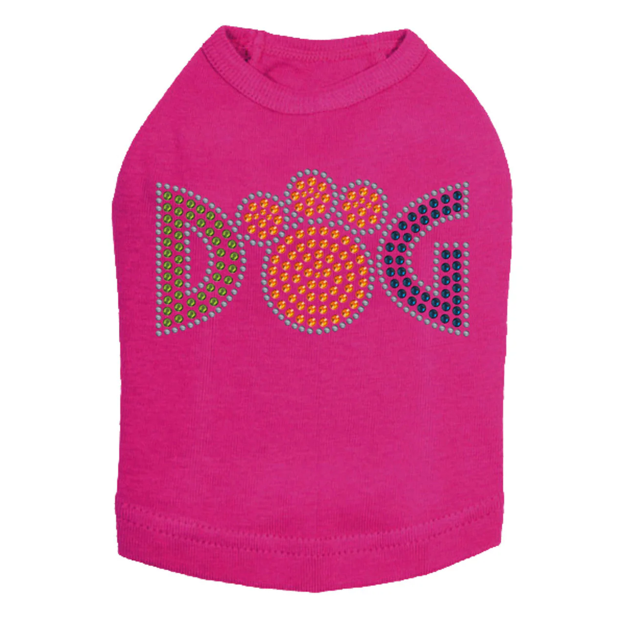 Dog (Rhinestones) - Dog Tank - Image 11