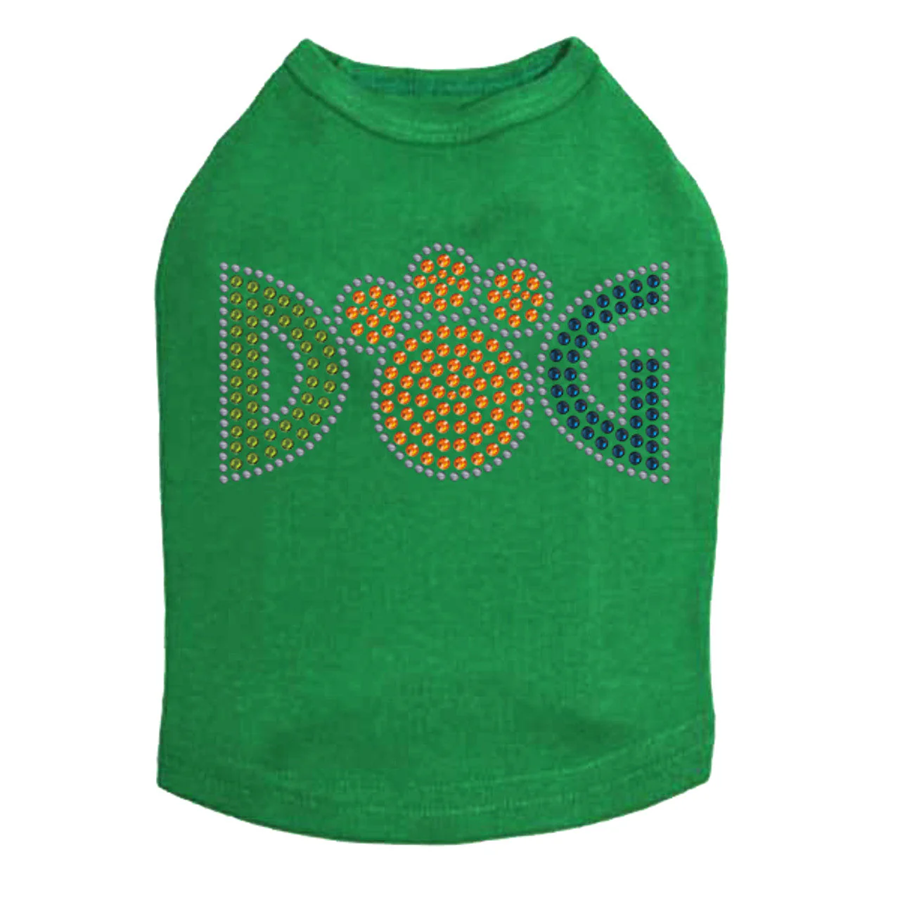 Dog (Rhinestones) - Dog Tank - Image 3