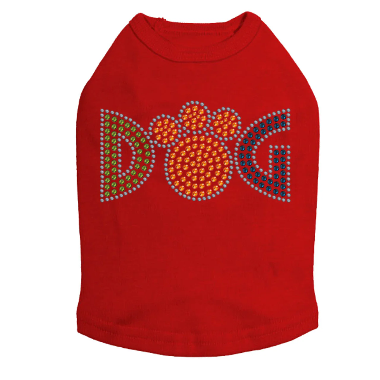 Dog (Rhinestones) - Dog Tank - Image 8