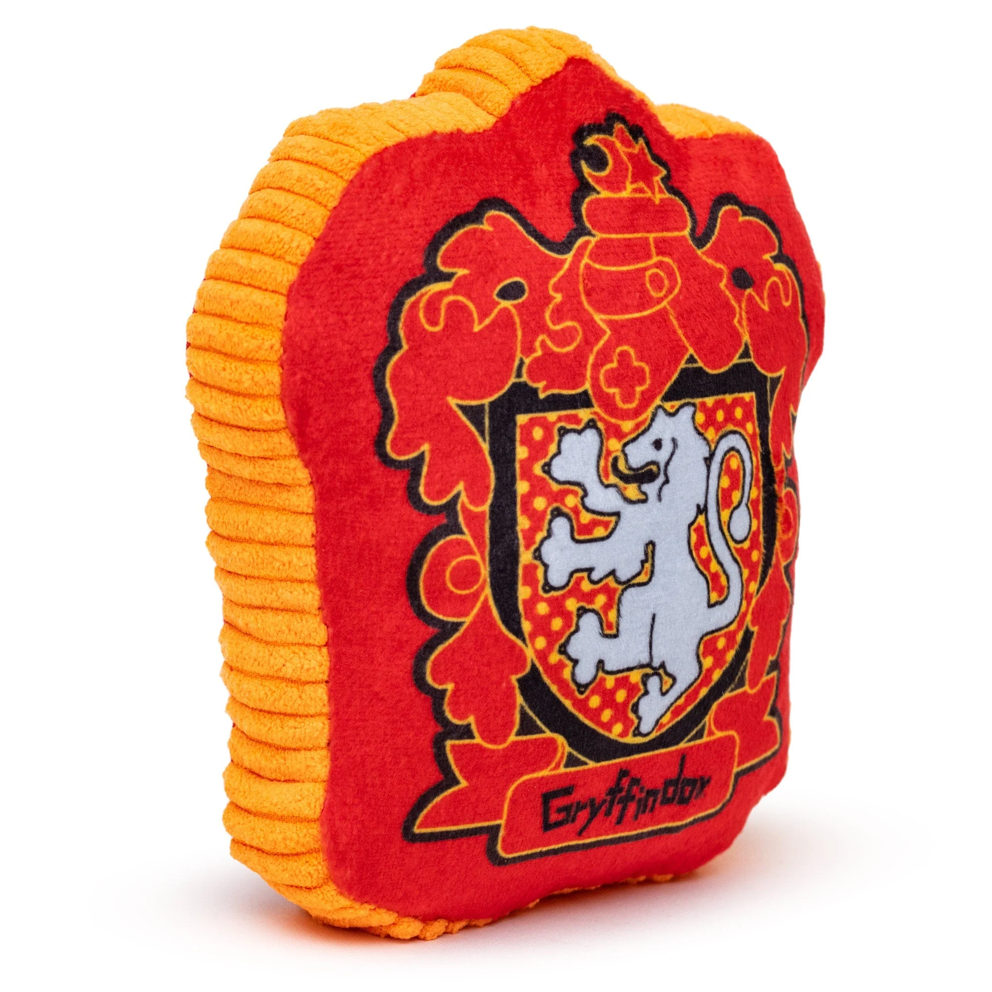 Dog Toy Squeaker Plush - Harry Potter Gryffindor Lion Charm Crest Red - Image 2