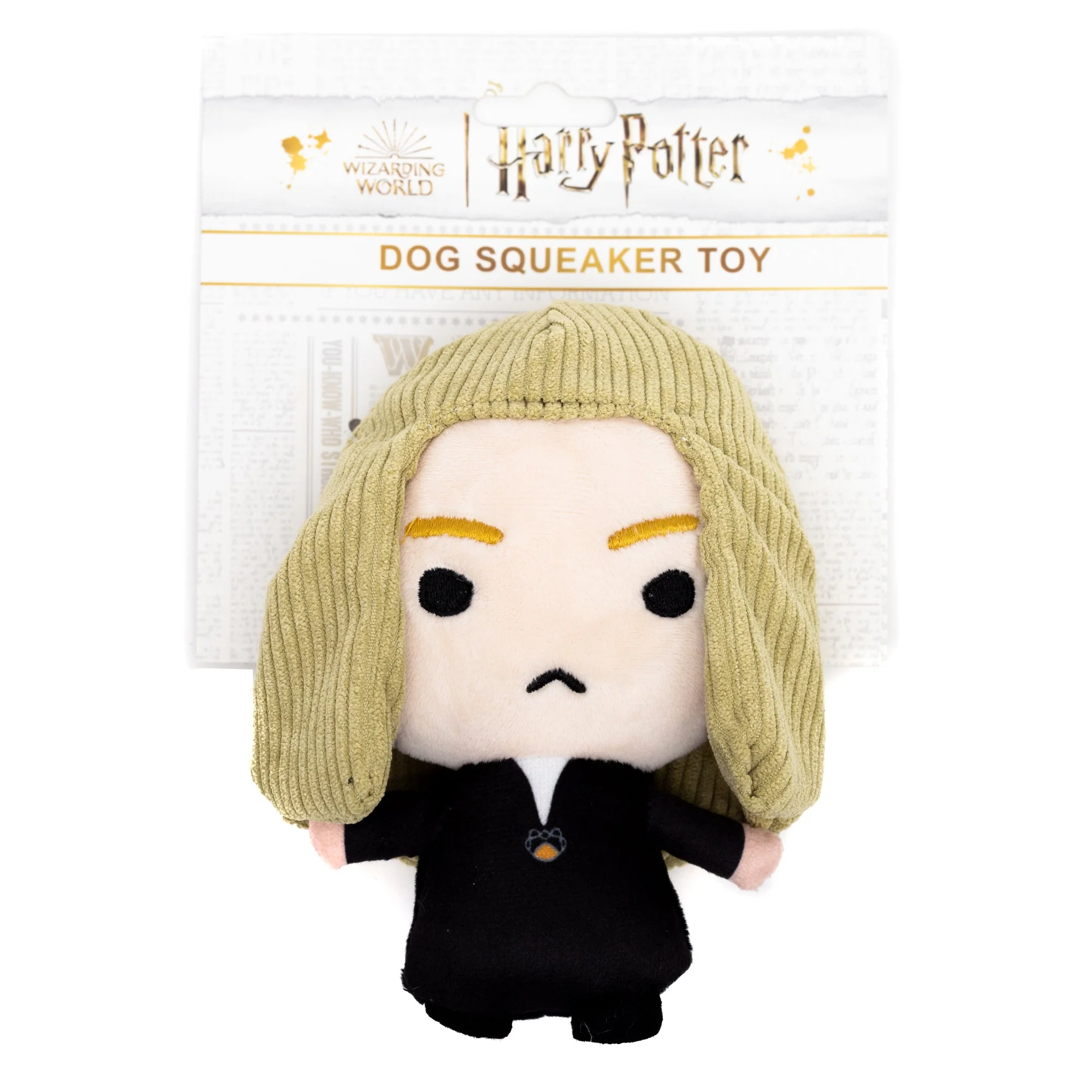Dog Toy Squeaker Plush - Harry Potter Lucius Malfoy Standing Charm Full Body Pose - Image 2
