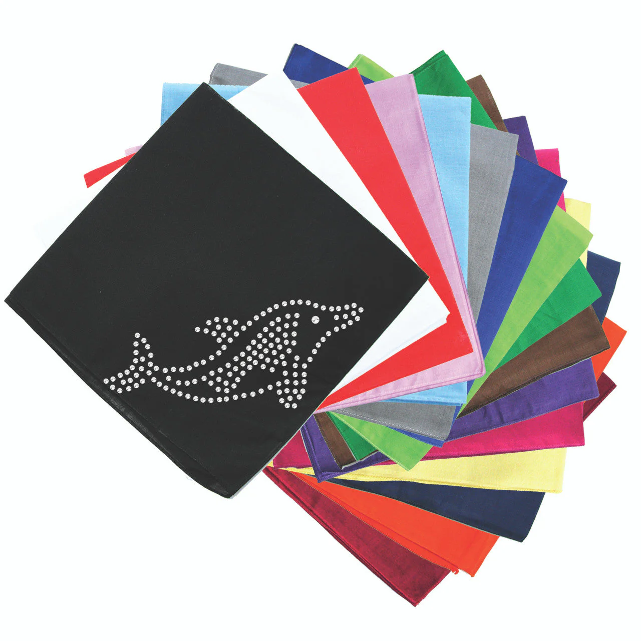 Dolphin (Rhinestone)  - Bandanna - Image 3