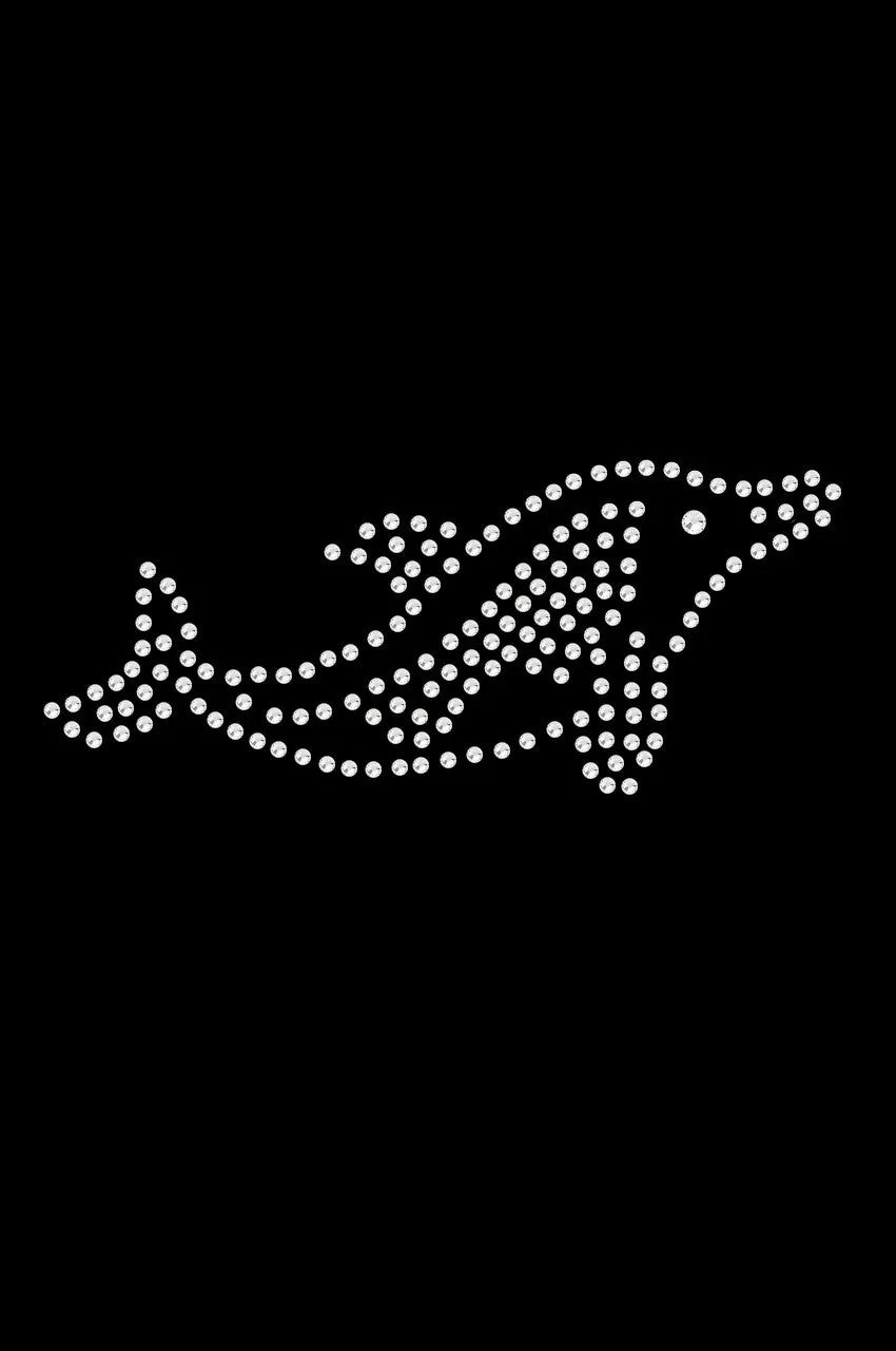 Dolphin (Rhinestone) - Dog Tank