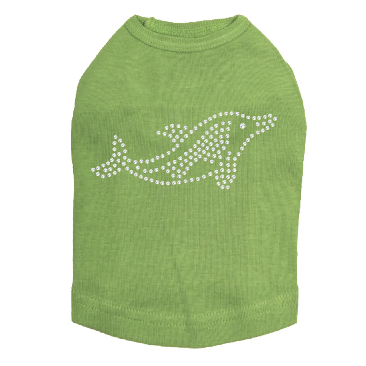 Dolphin (Rhinestone) - Dog Tank - Image 9