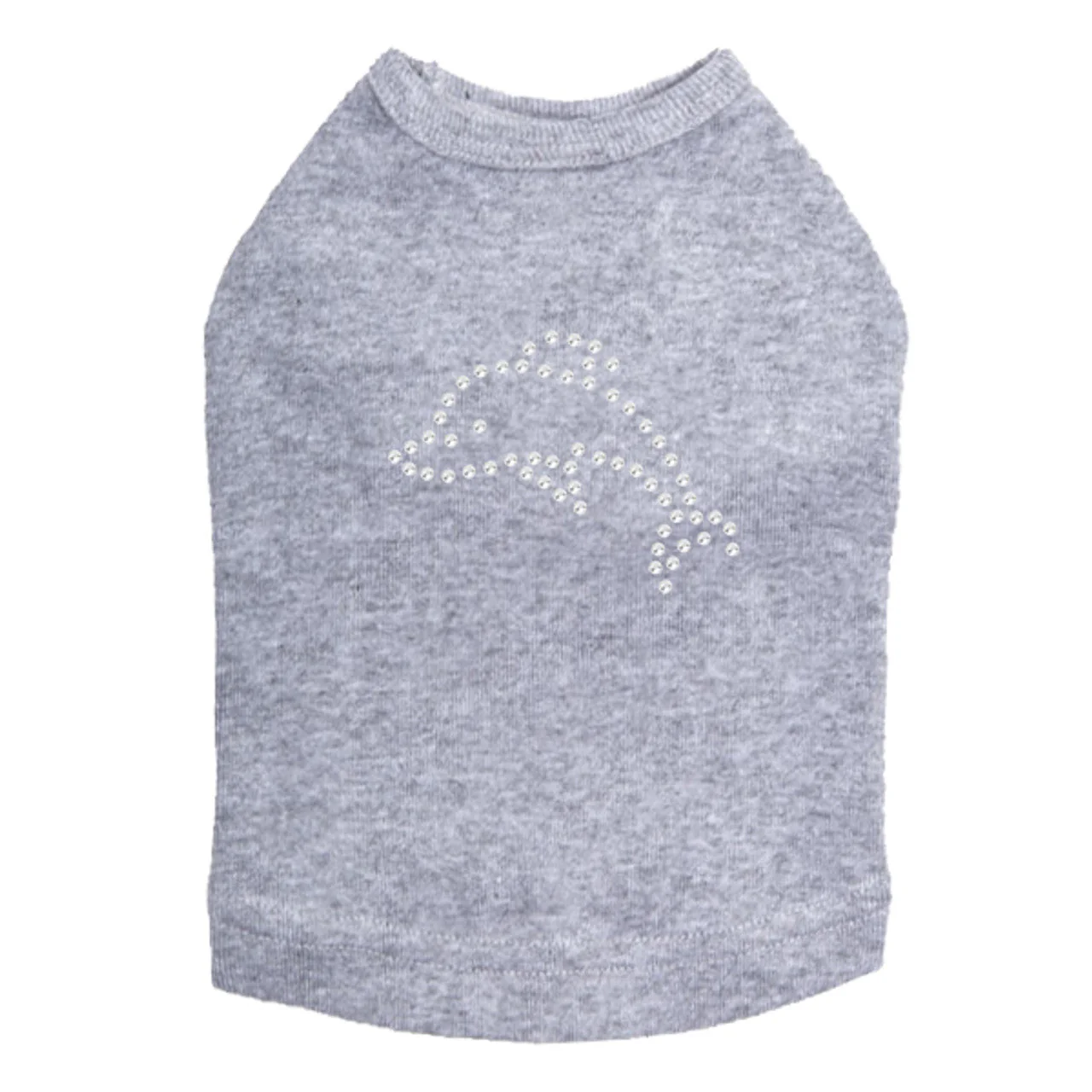 Dolphin (Small Rhinestone) - Dog Tank - Image 6