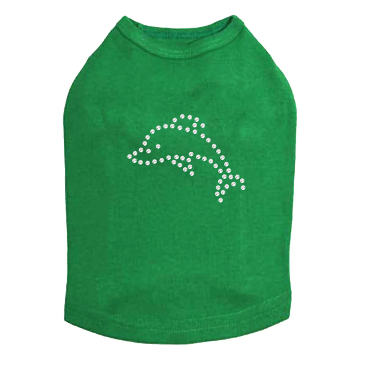 Dolphin (Small Rhinestone) - Dog Tank - Image 7