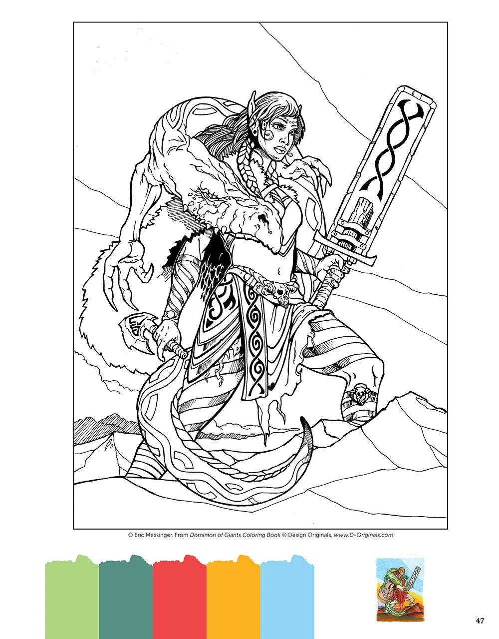 Dominion of Giants Coloring Book - Image 7