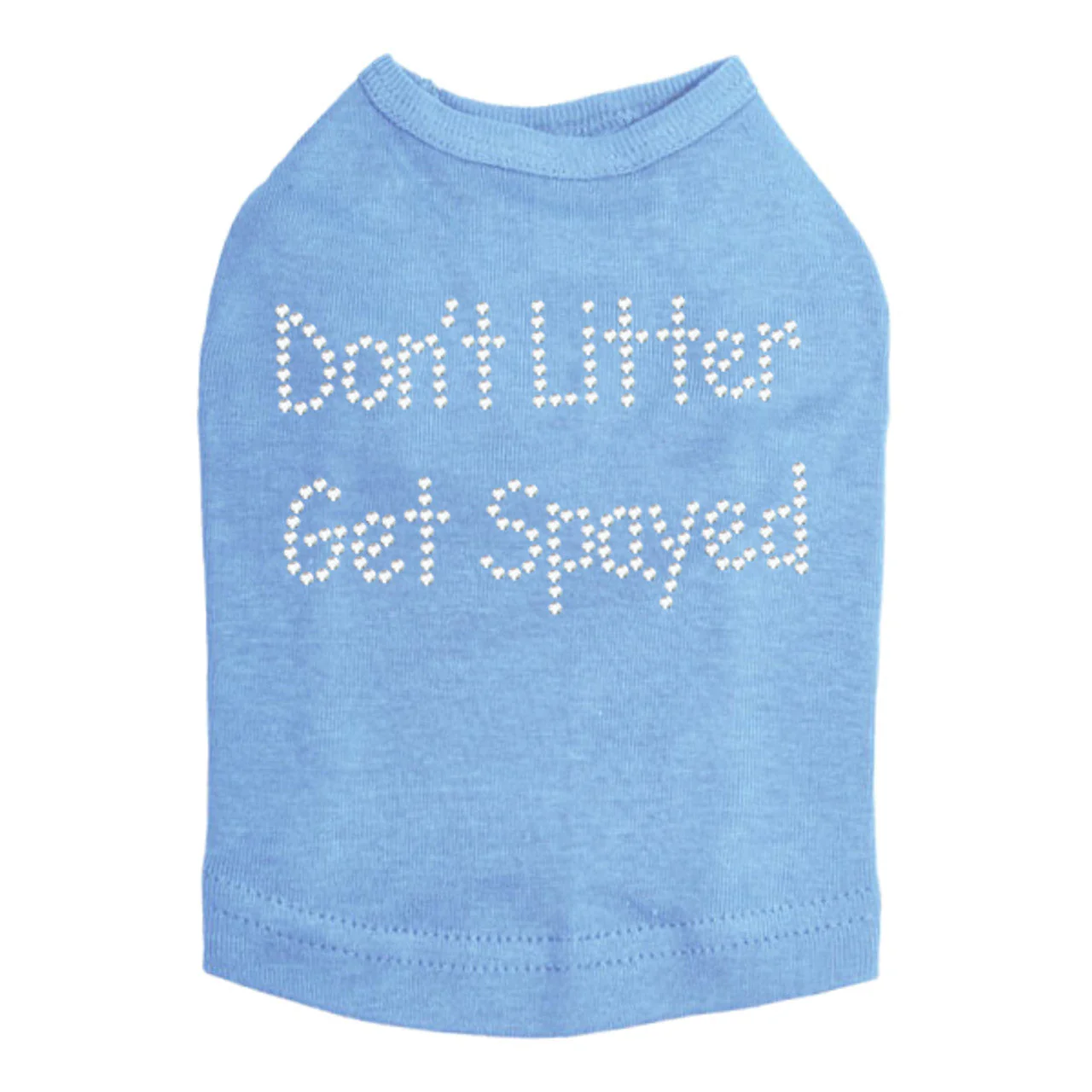 Don't Litter Get Spayed - Dog Tank - Image 2