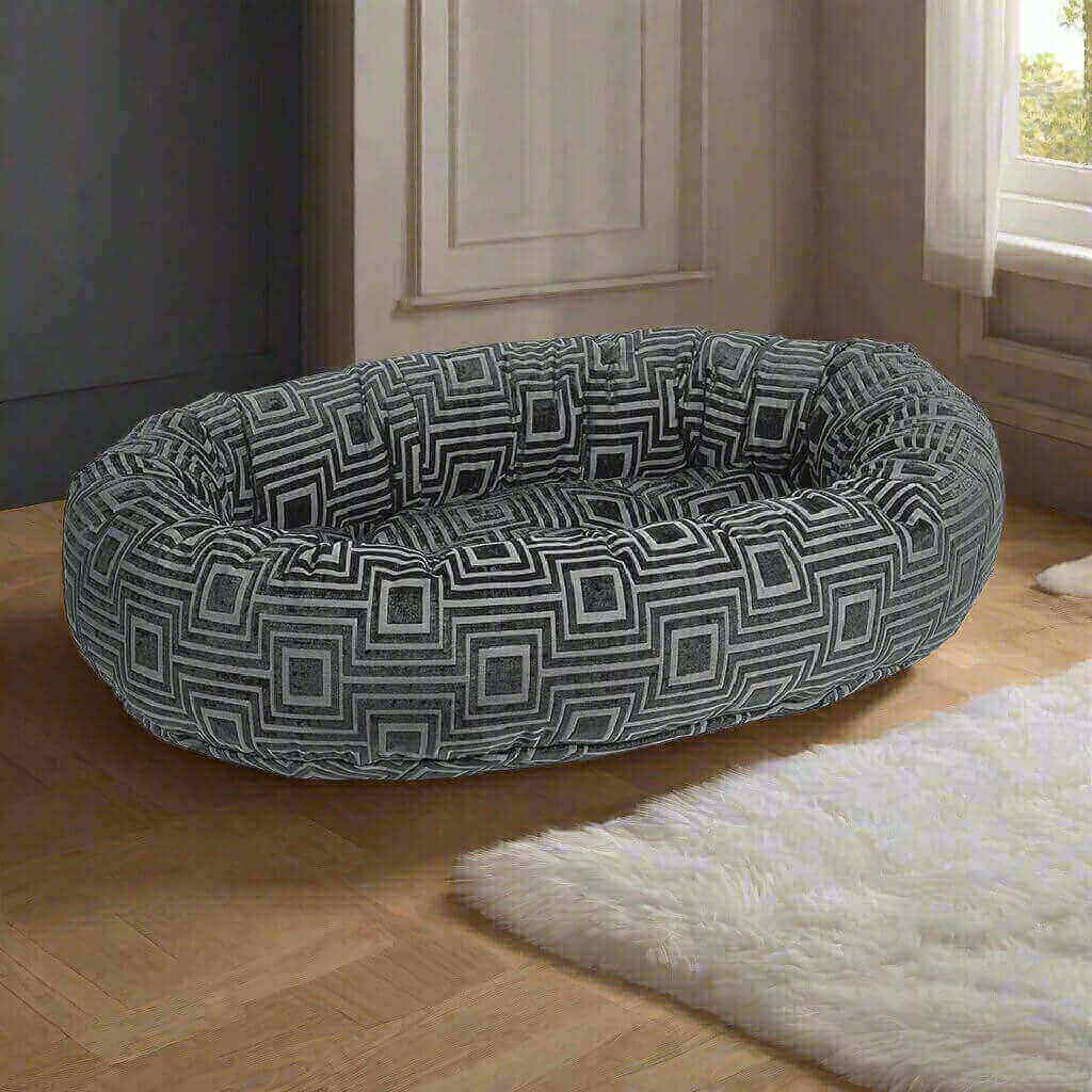 Donut Bed Sale-Peppermint Stripe - Image 4