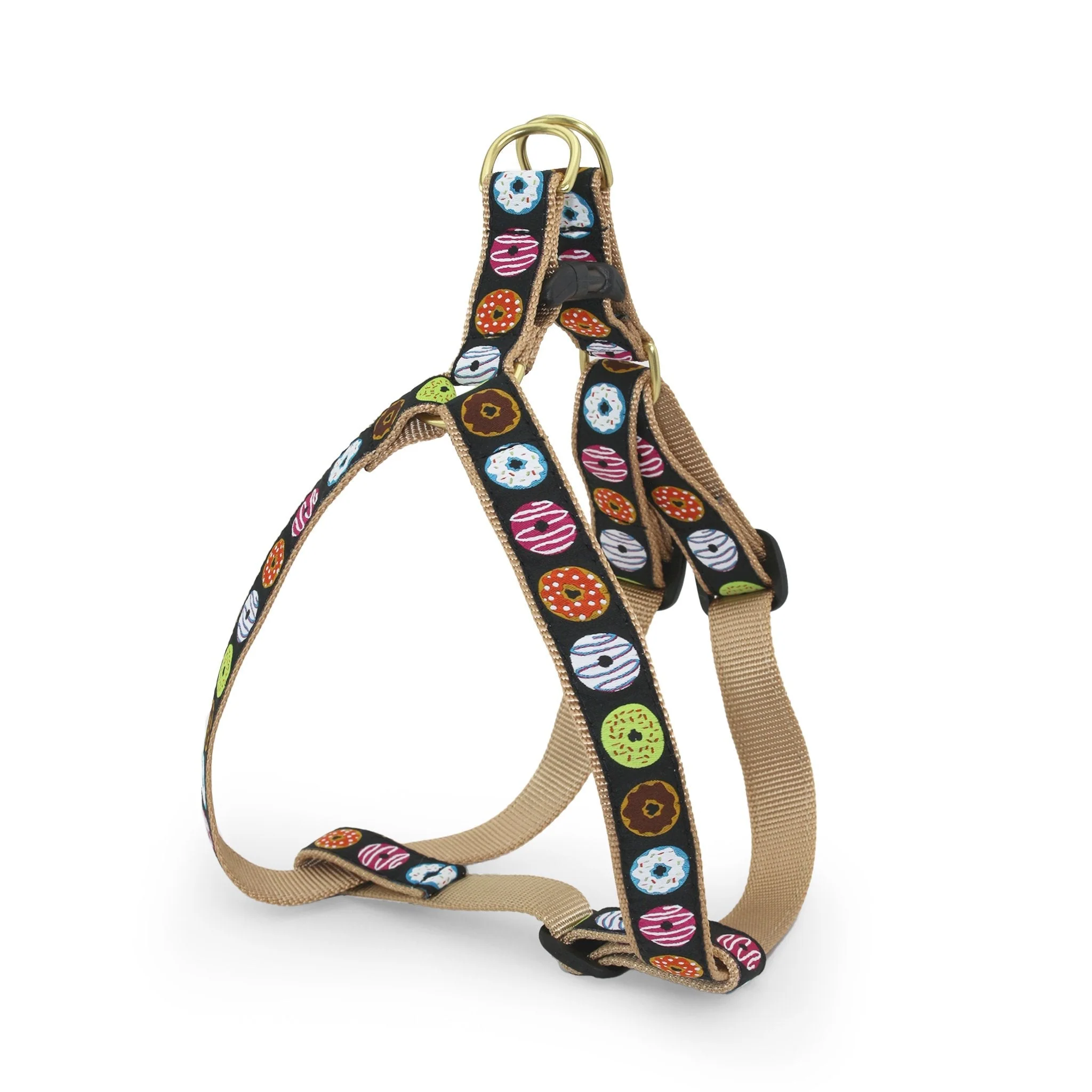 Up Country Donuts Dog Cast Brass Dog Harness