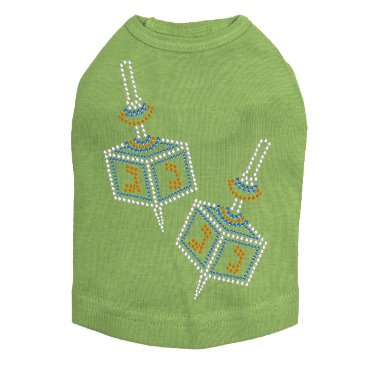 Dreidel - Large (Blue, Silver, & Gold) - Dog Tank - Image 14