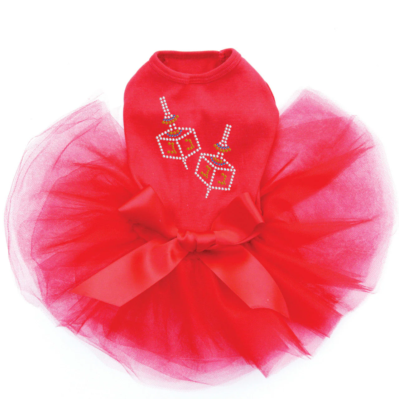 Dreidel - Small (Blue, Silver, & Gold) - Custom Tutu - Image 4