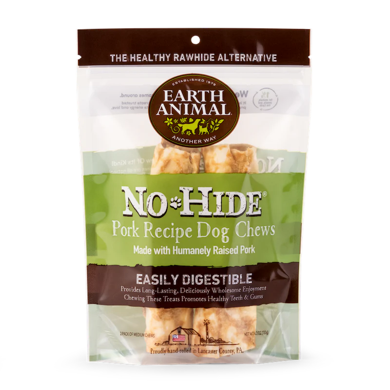 Earth Animal No Hide Medium Pork Dog Rolls (2pk) (4.2oz)