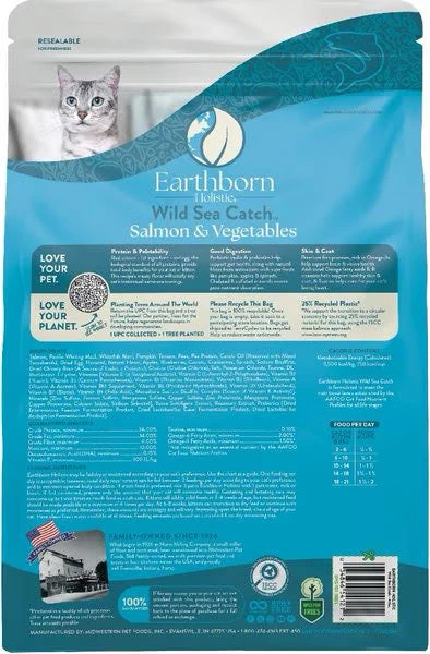 Earthborn Grain Free Wild Sea Catch Dry Cat Food (4lb) - Image 2