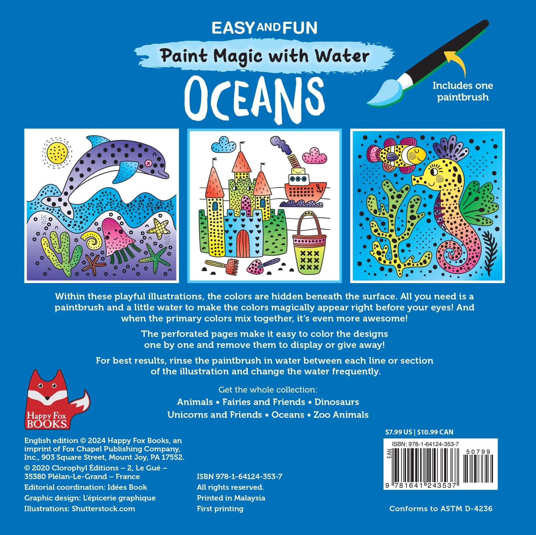 Easy and Fun Paint Magic with Water: Oceans - Image 5