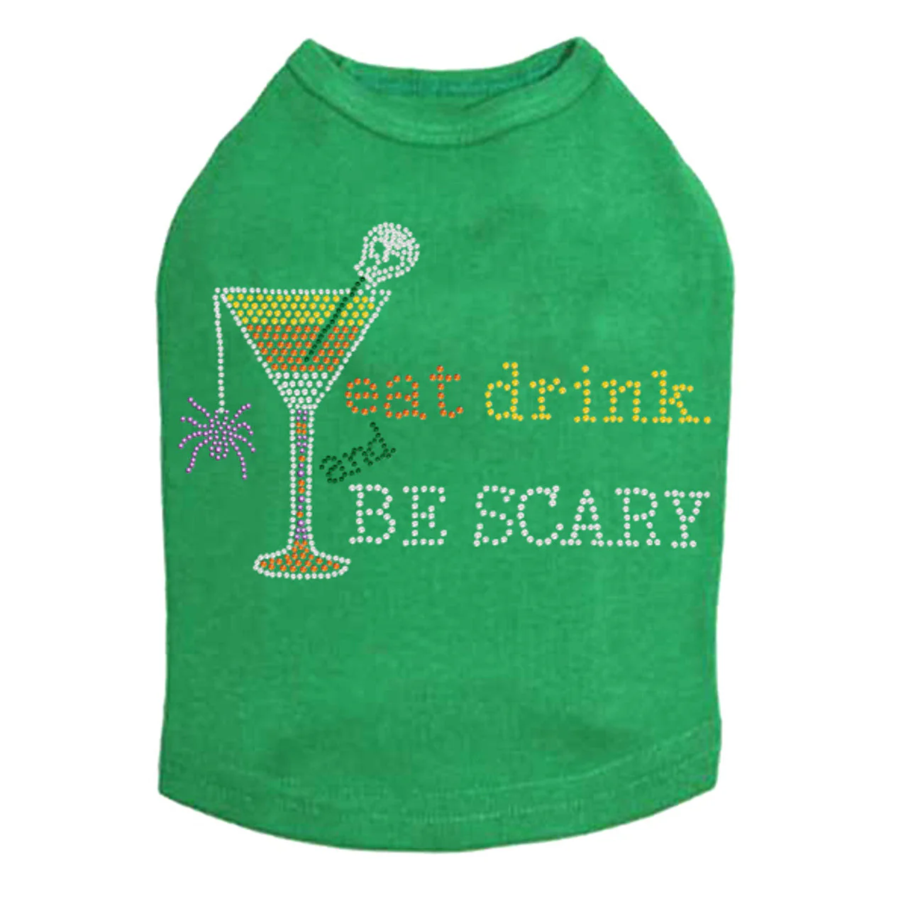 Eat, Drink & be Scary- Dog Tank - Image 3