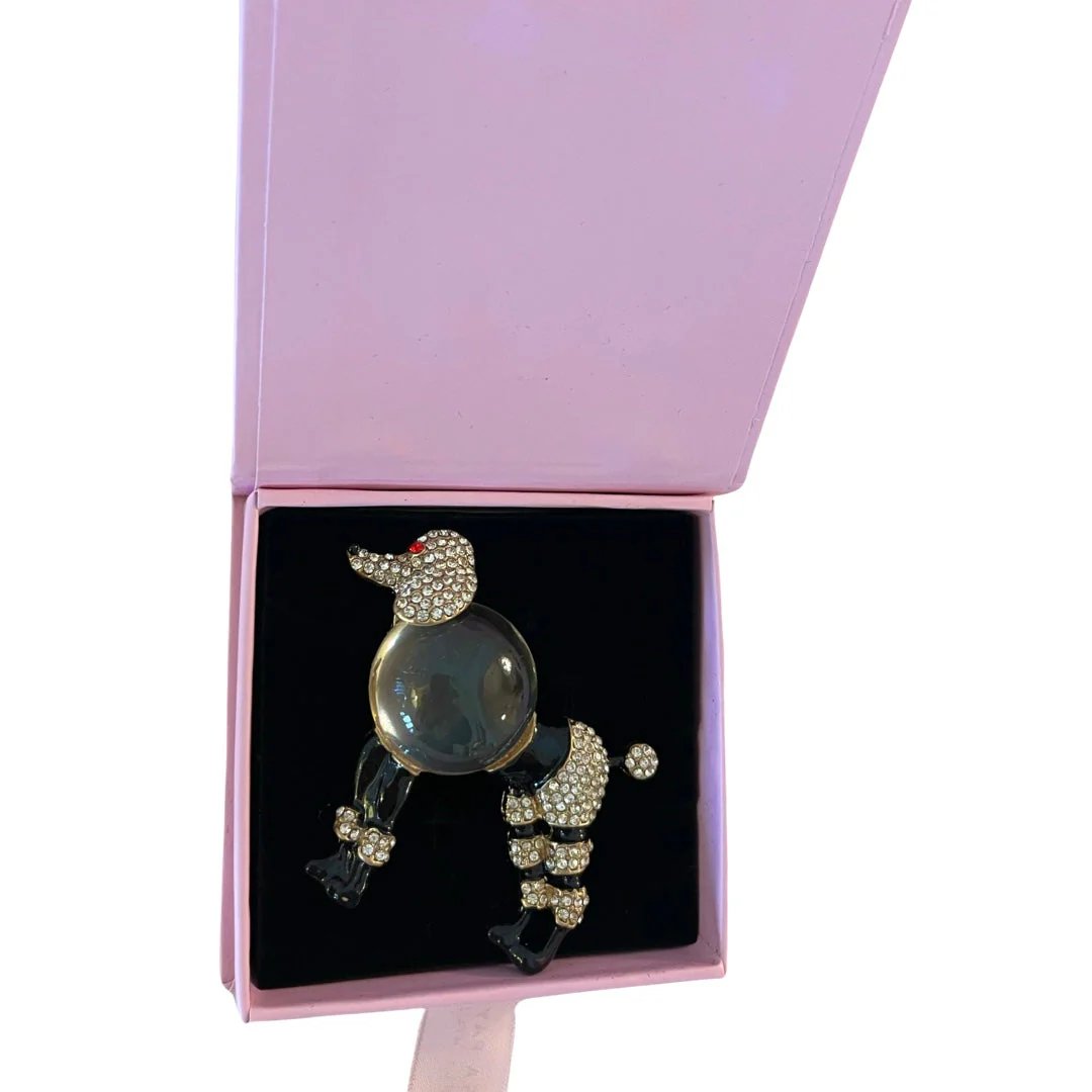 Elegant Poodle Brooch - Image 2