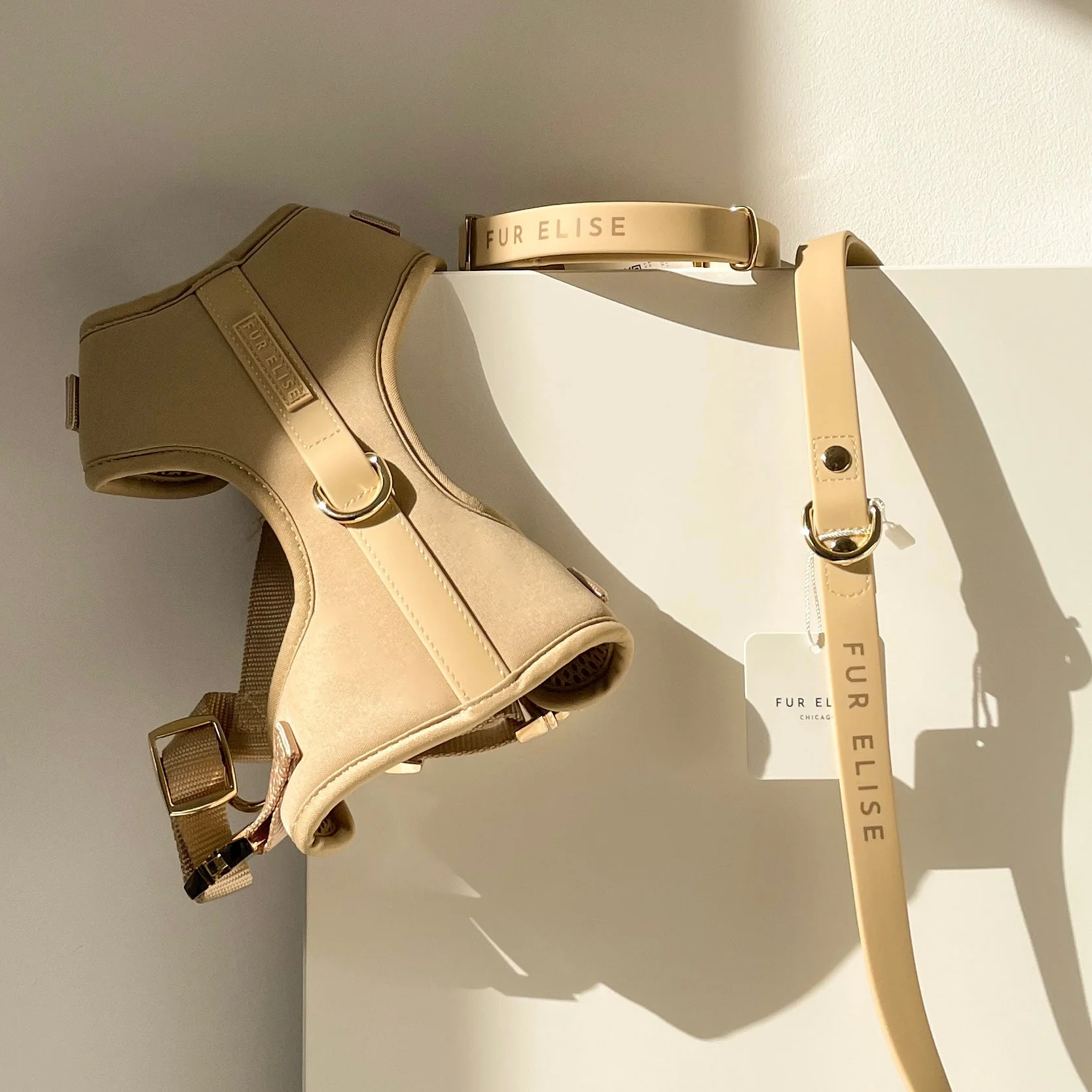 Elise Harness & Leash Set - Sand - Image 2
