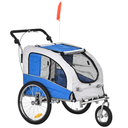 Elite II 2-In-1 Pet Dog Bike Trailer and Stroller - Image 9