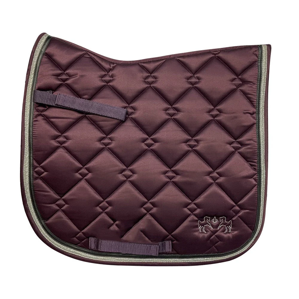 Equine Couture Satin Pony Dressage Saddle Pad - Image 2