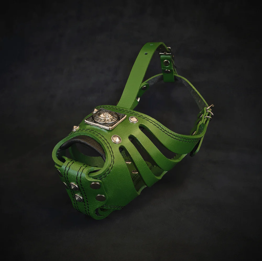 Bestia Dog Gear Personalized Muzzles - Green