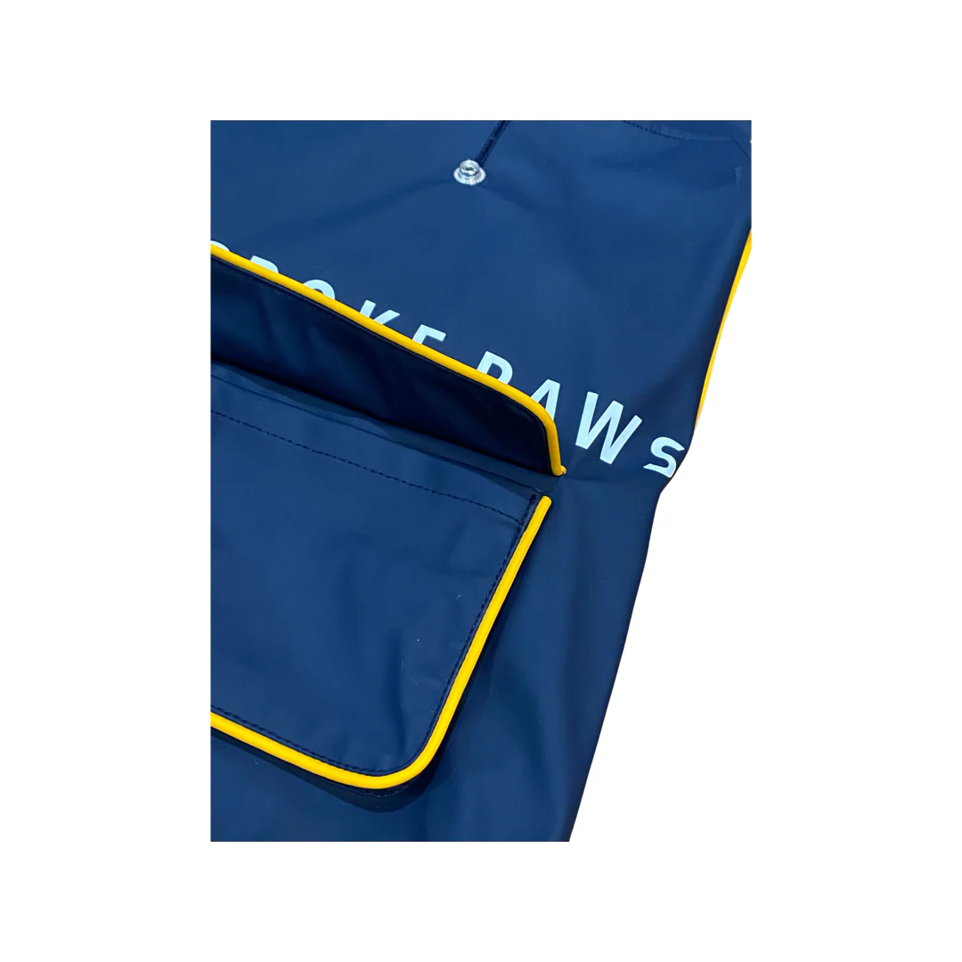 BESPOKE PAWS Evan Water Repellant Pet Raincoat - Waterproof Lightweight Adjustable Comfort Coats - Image 3