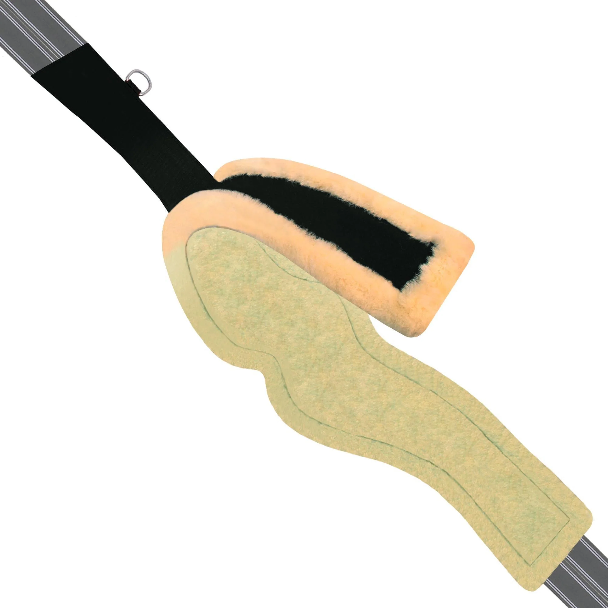 ExionPro AdaptLine Wave Over Lay Girth - Navy Blue Elastic with White Lines - Image 7