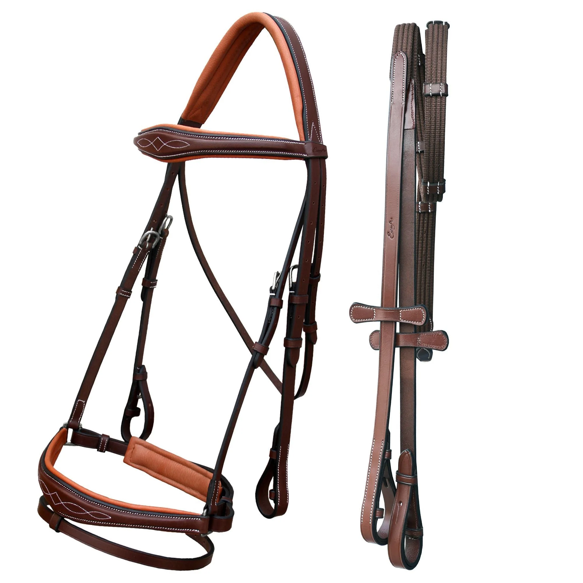 ExionPro Anatomical Dressage Bridle with Reins - Image 2