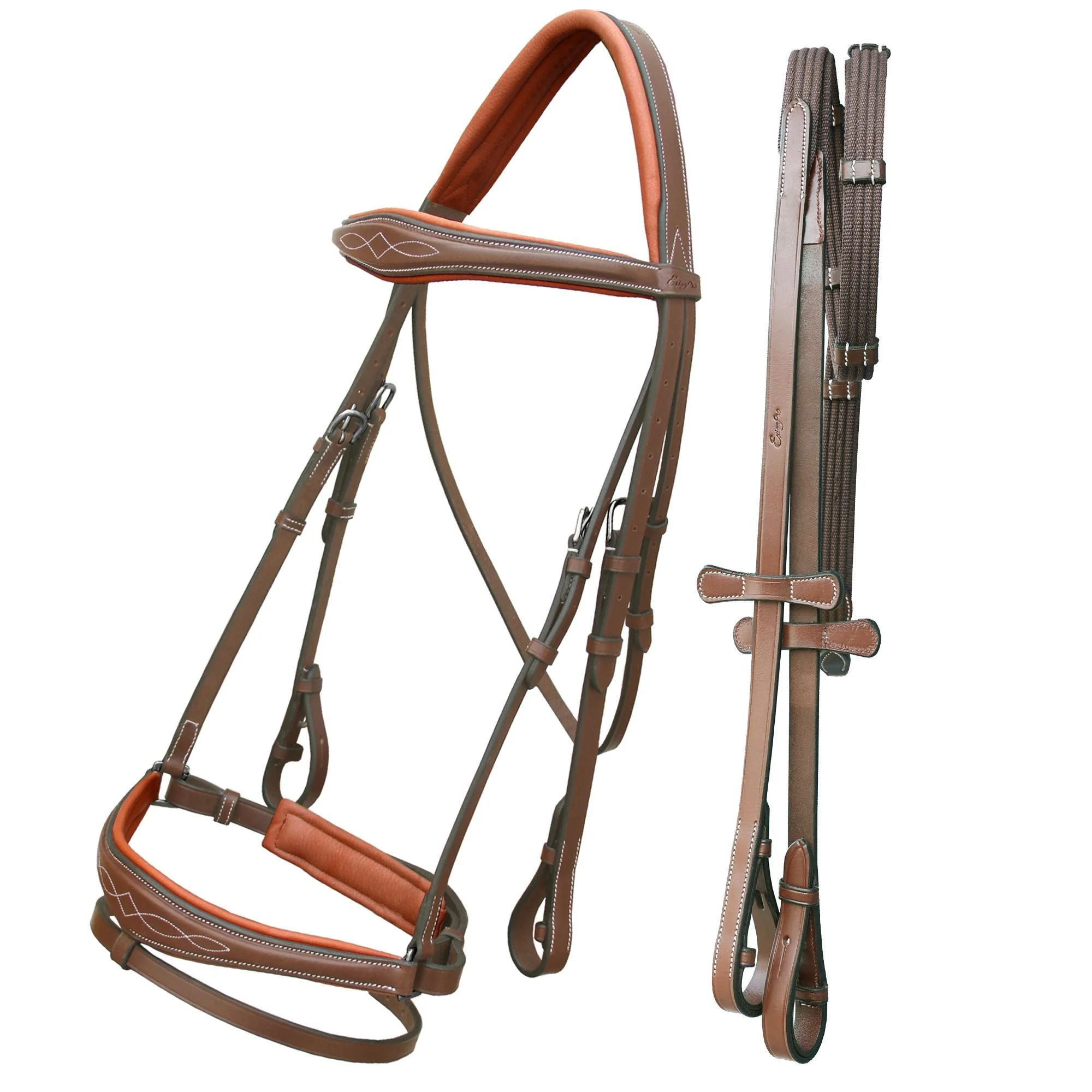 ExionPro Anatomical Dressage Bridle with Reins - Image 3