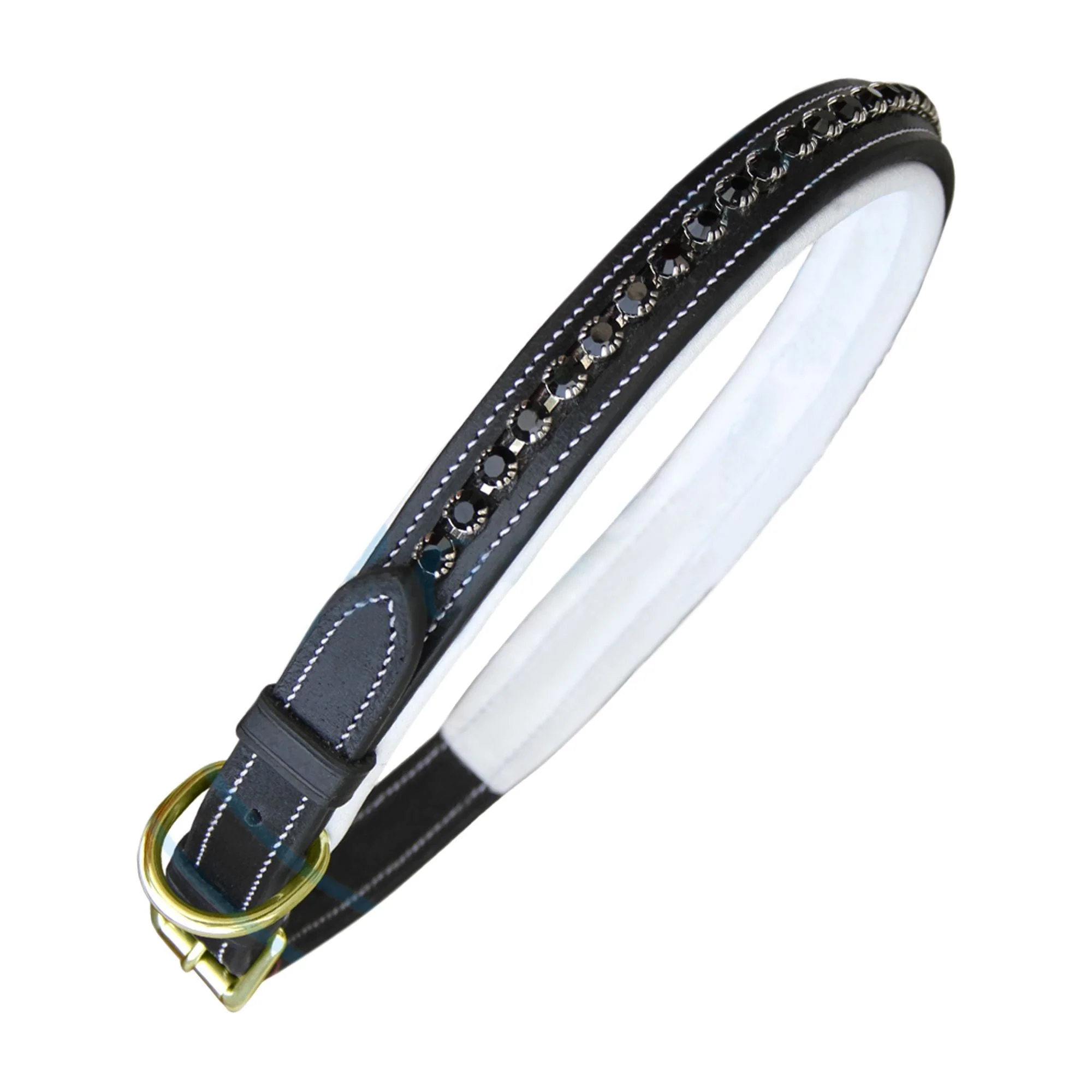 ExionPro Black Bling Dog Collar - Image 3